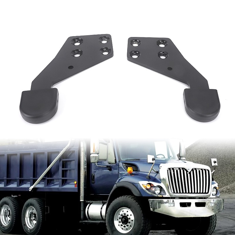Left+Right HLK2733L HLK2733R Hood Guide Poly For Select International Trucks