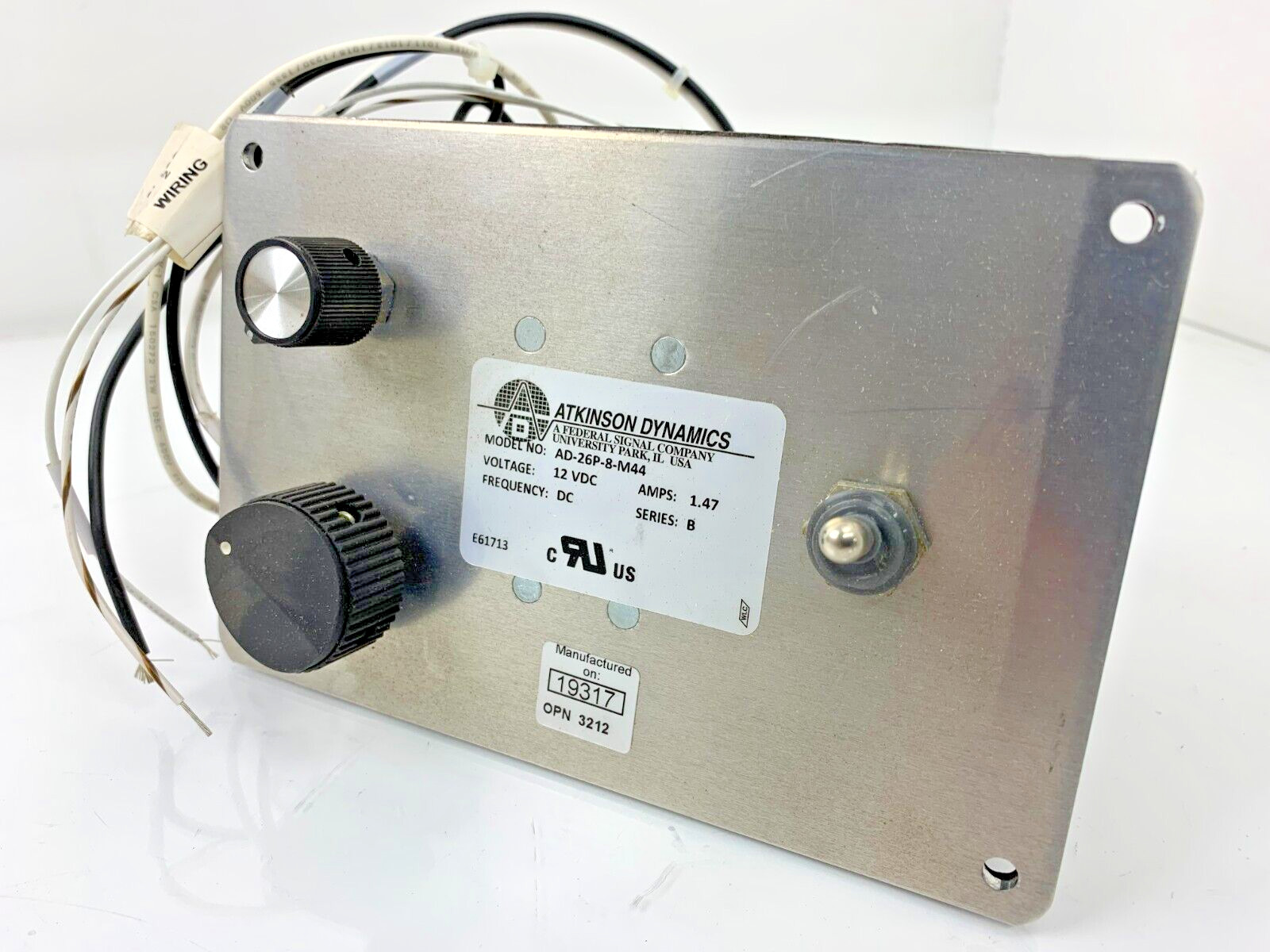 Atkinson Dynamics AD-26P-8-M44 Panel Mount Intercom 12v