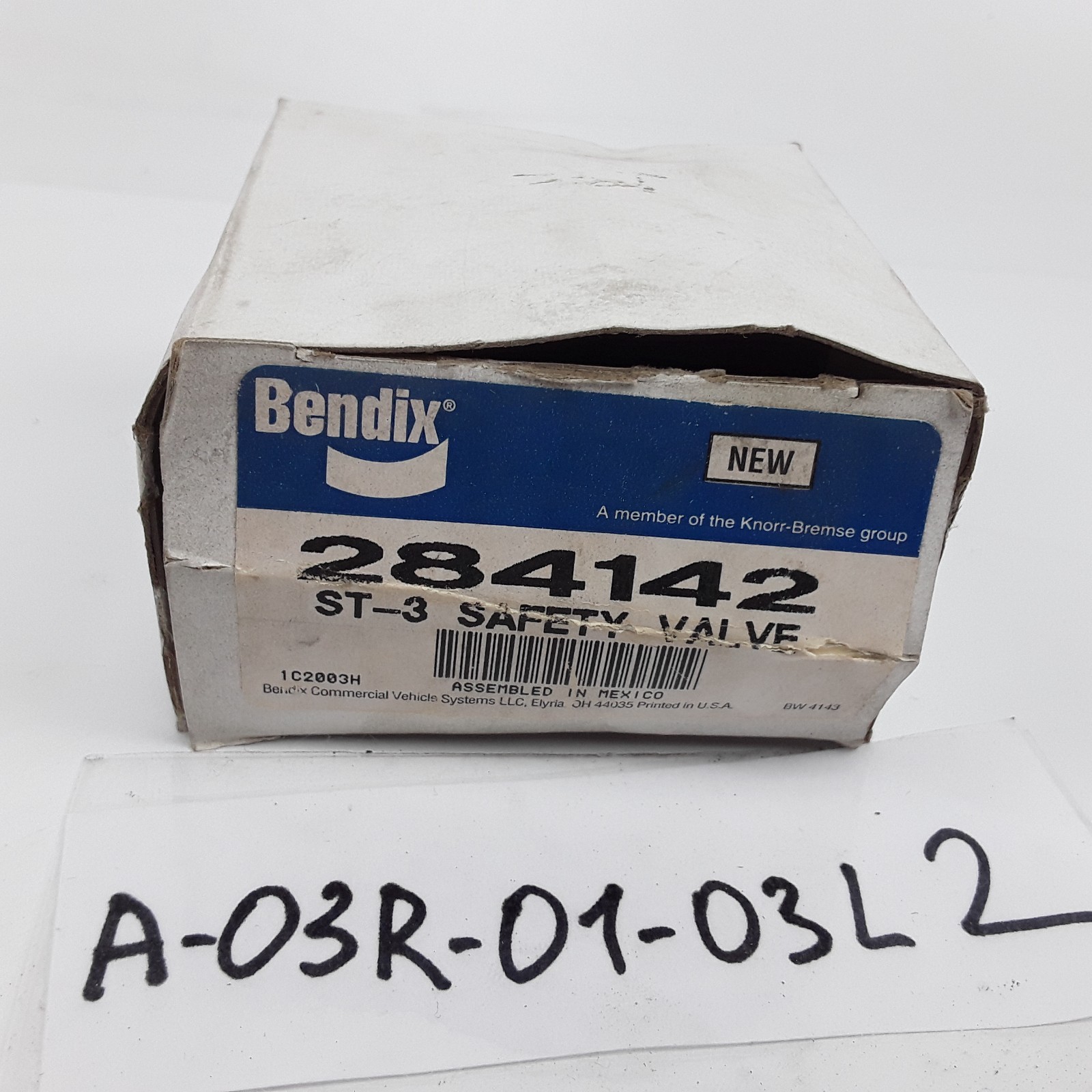 Bendix 284142 Air Brake Reservoir Safety Pressure Relief Valve Commercial-Grade