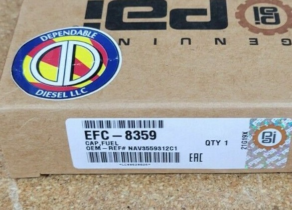 Non-Locking Fuel Cap, non-vented PAI # EFC-8359 Ref.# International 3559312C1