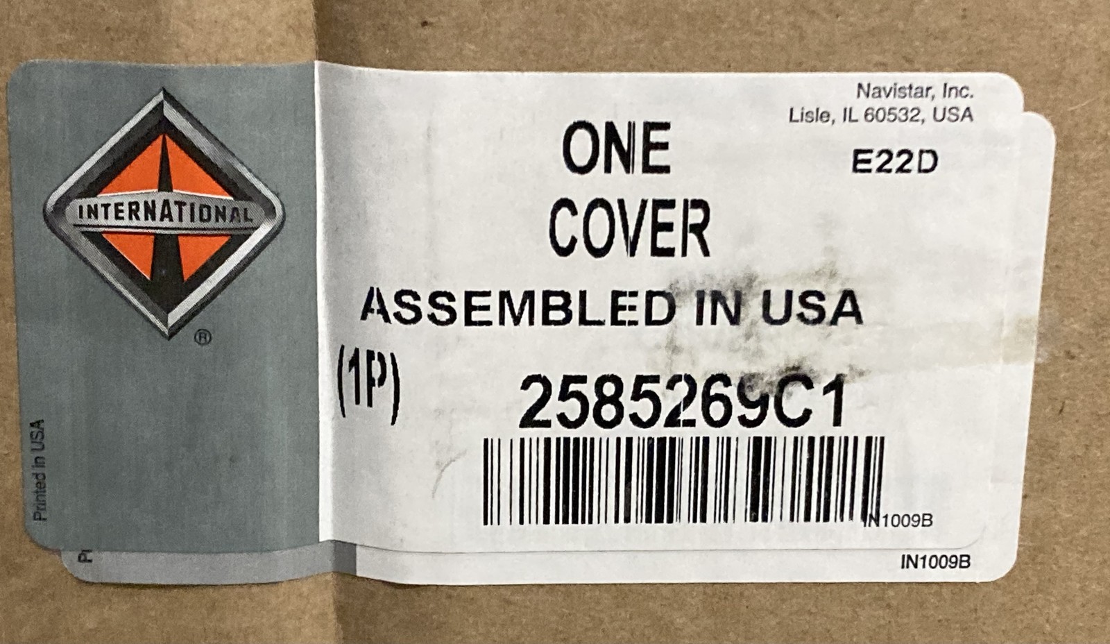 New Genuine International 2585269C1 Air Cleaner Cover, Navistar Compatible