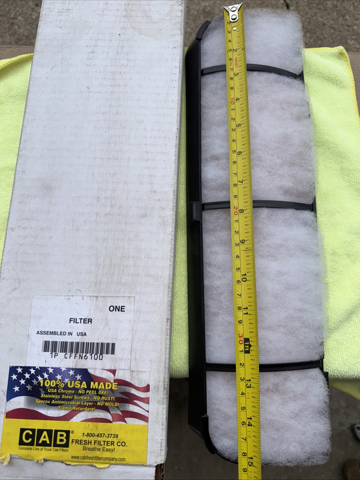 FRESH FILTER FOR NAVISTAR PDC FILTER ASSY CAB FRESH A/C CFFN6100
