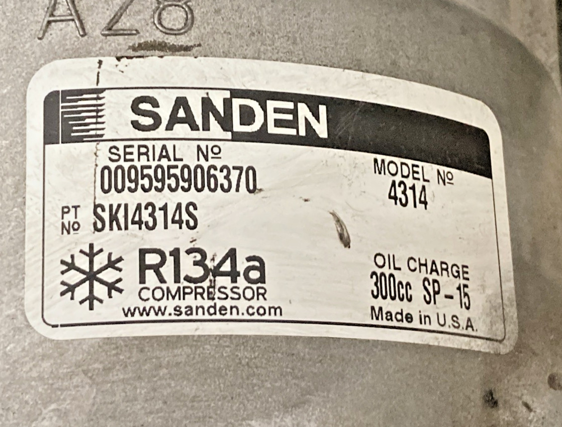 NEW GENUINE SANDEN SKI4314S COMPRESSOR