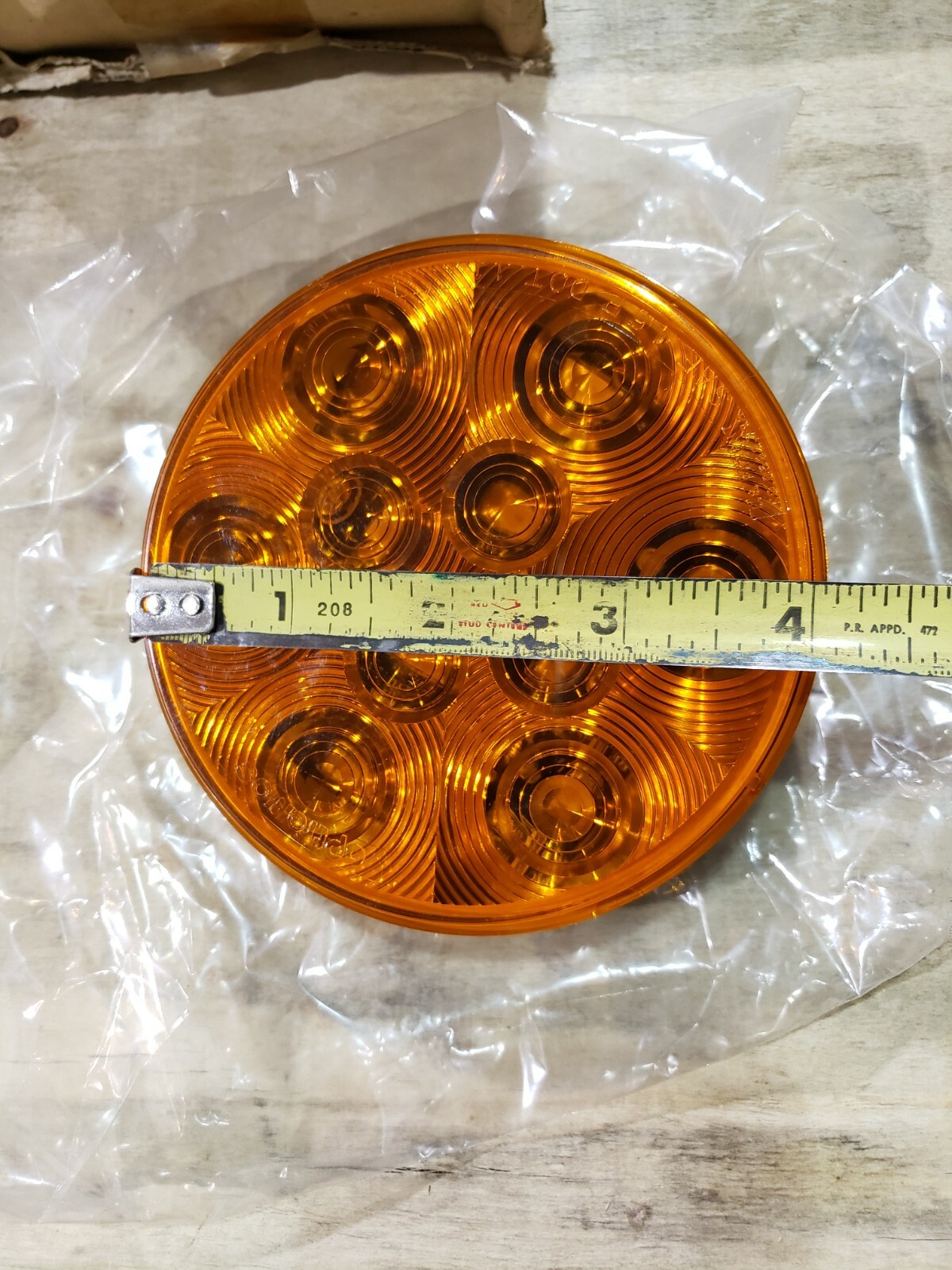 Optronics STL43AB LED Amber Turn & Parking Light 4” 10 Diodes Submersible