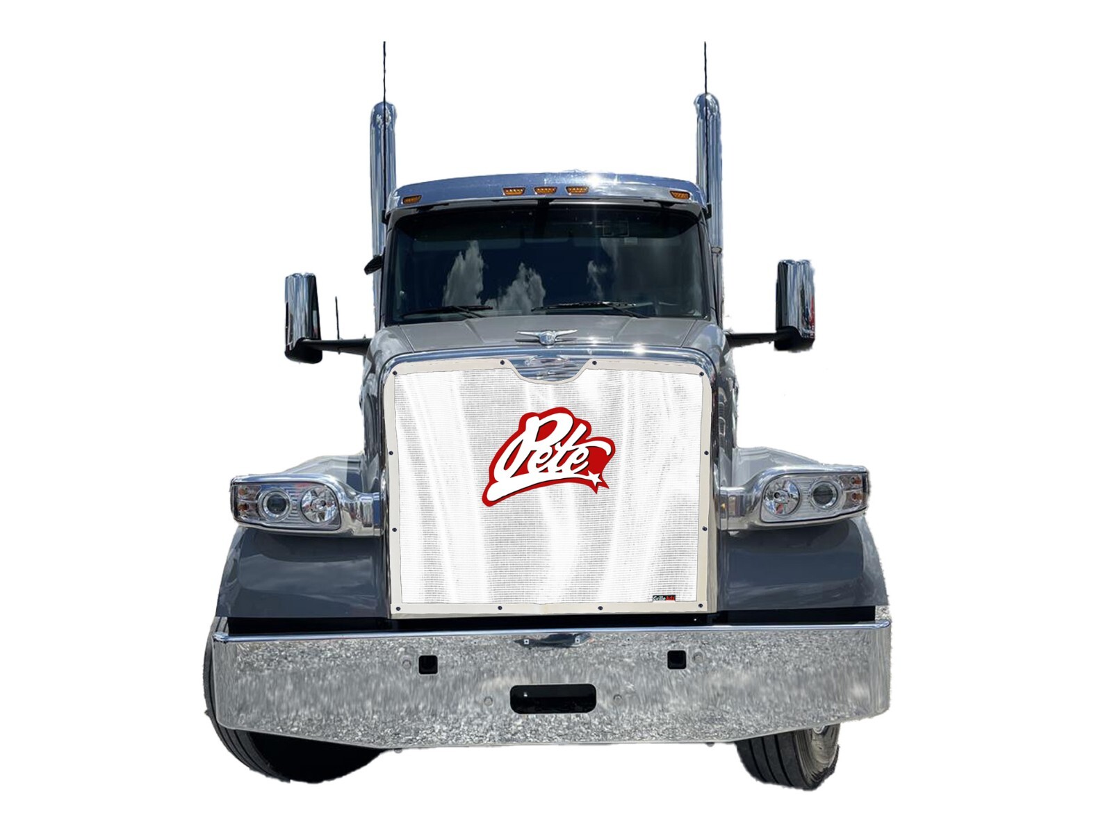 Peterbilt 567 Premium Pete Bug Screen (w/o factory hardware on grille)