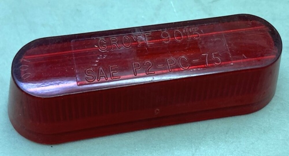Grote 9015 Red Clearance Marker Light Lens New Genuine