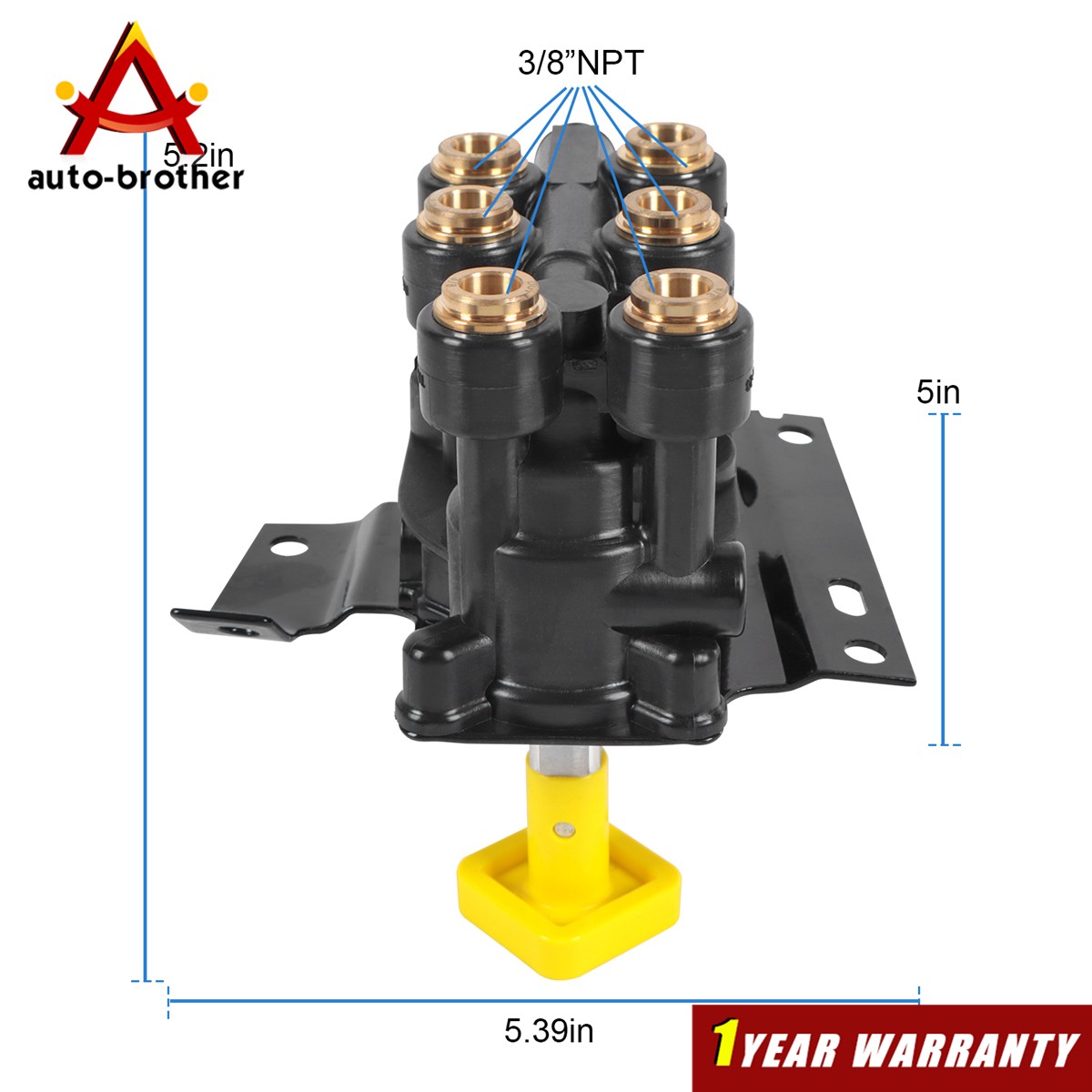 MV3 Dash Air Brake Control Valve For Haldex Volvo 20560009 Keene Truck KN20619