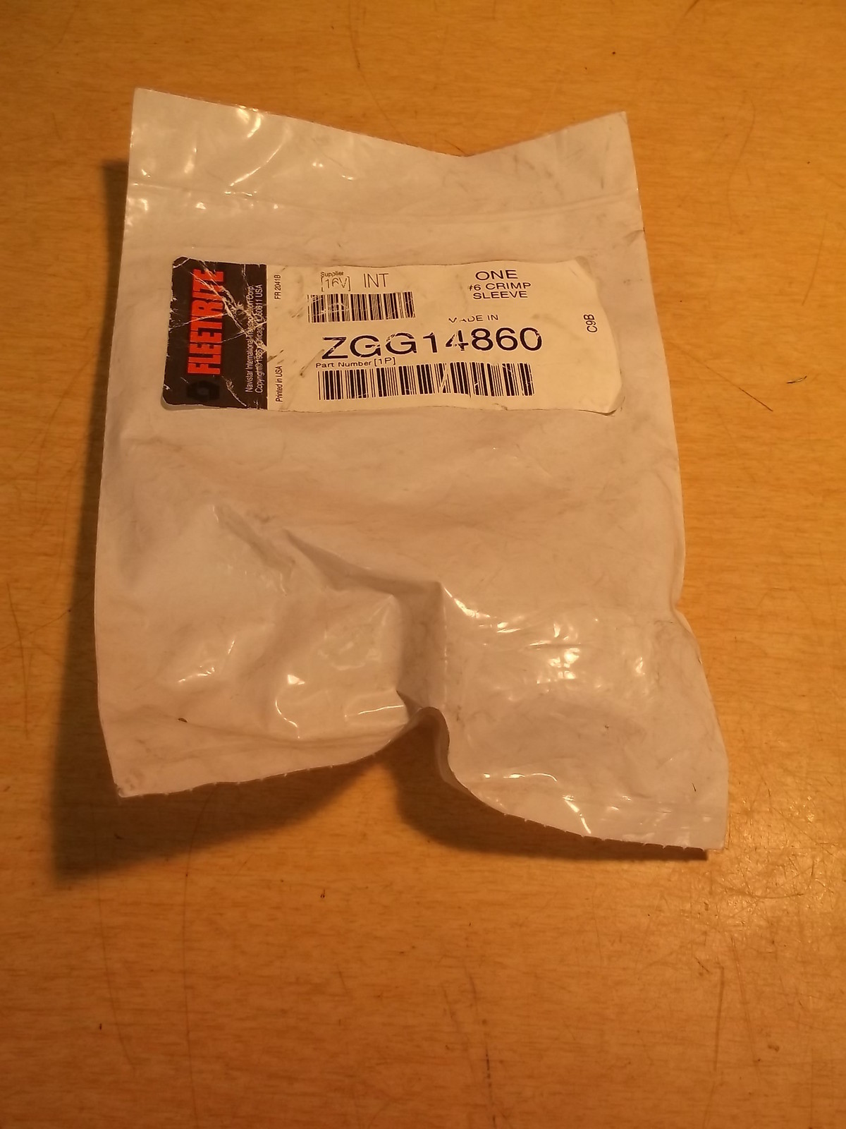 NEW International Fleetrite ZGG14860 #6 Crimp Sleeve *FREE SHIPPING*