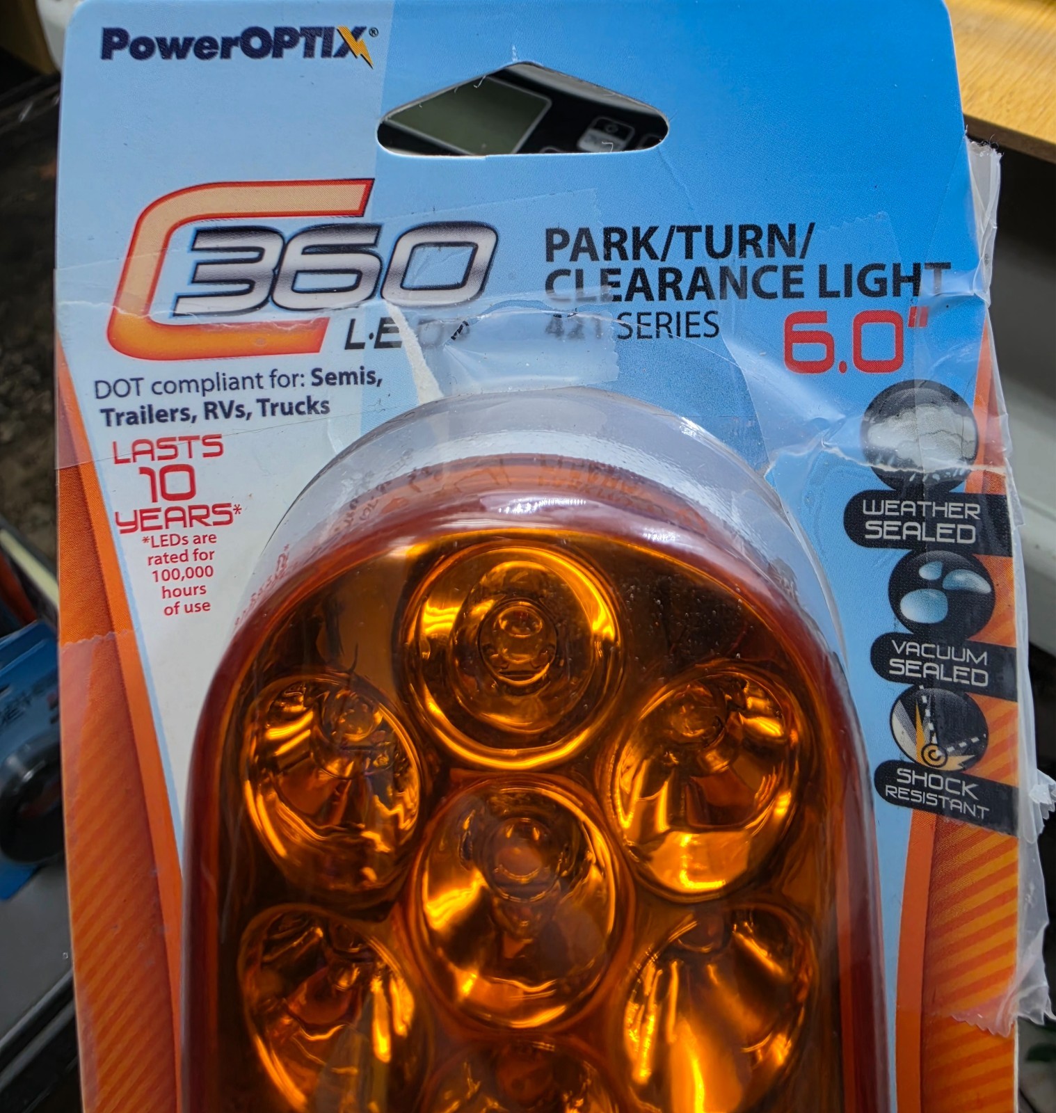 PowerOptix C360 LED 6in Oval S/T/T LED Light