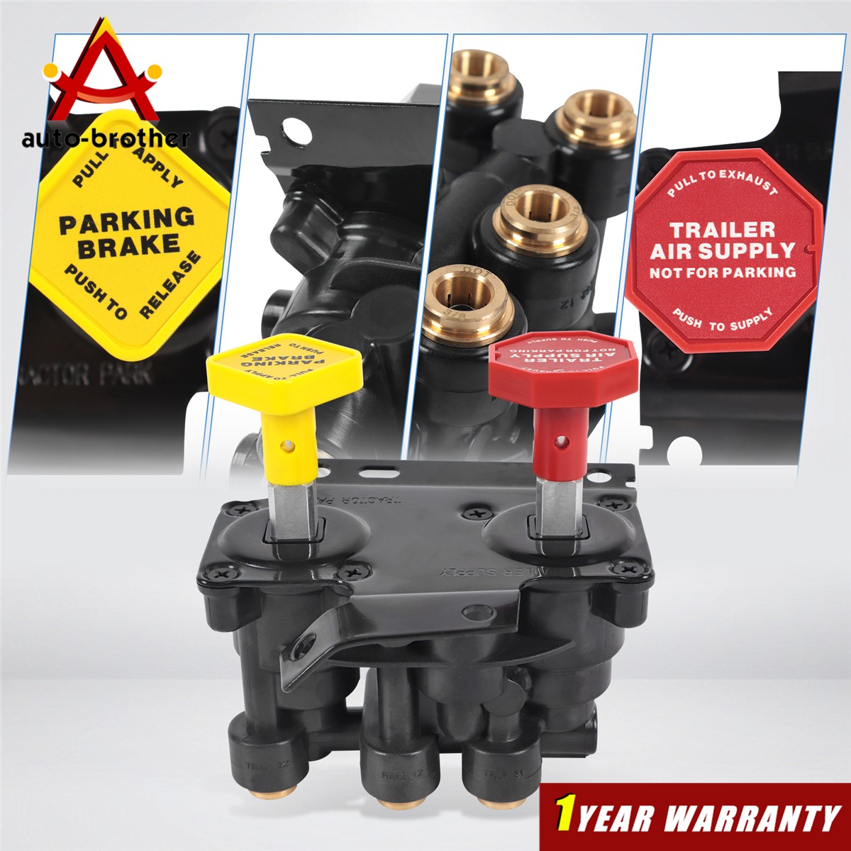 MV3 Dash Air Brake Control Valve For Haldex Volvo 20560009 Keene Truck KN20619
