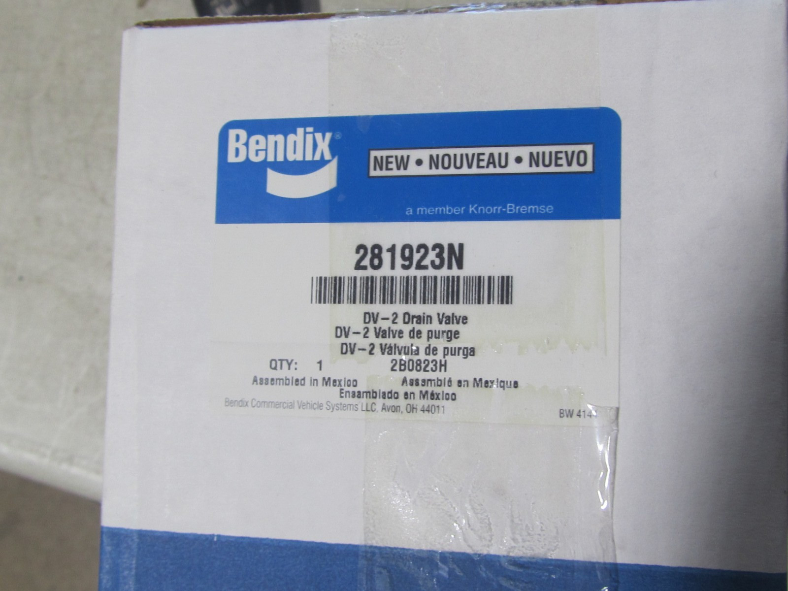 NEW GENUINE BENDIX AUTOMATIC DRAIN VALVE DV-2 281923N 1/4″ MALE ADAPTER