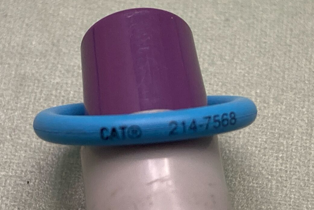 QTY 2 NEW GENUINE CATERPILLAR 214-7568 STOR O-RING SEAL (SAE 9/16-18)
