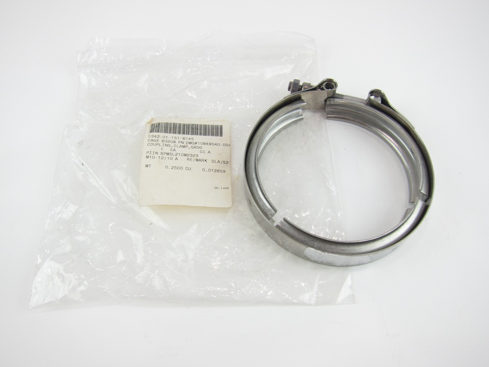 New 10949040-4 Pipe To Turbo And Manifold Clamp For M939 And M35A3