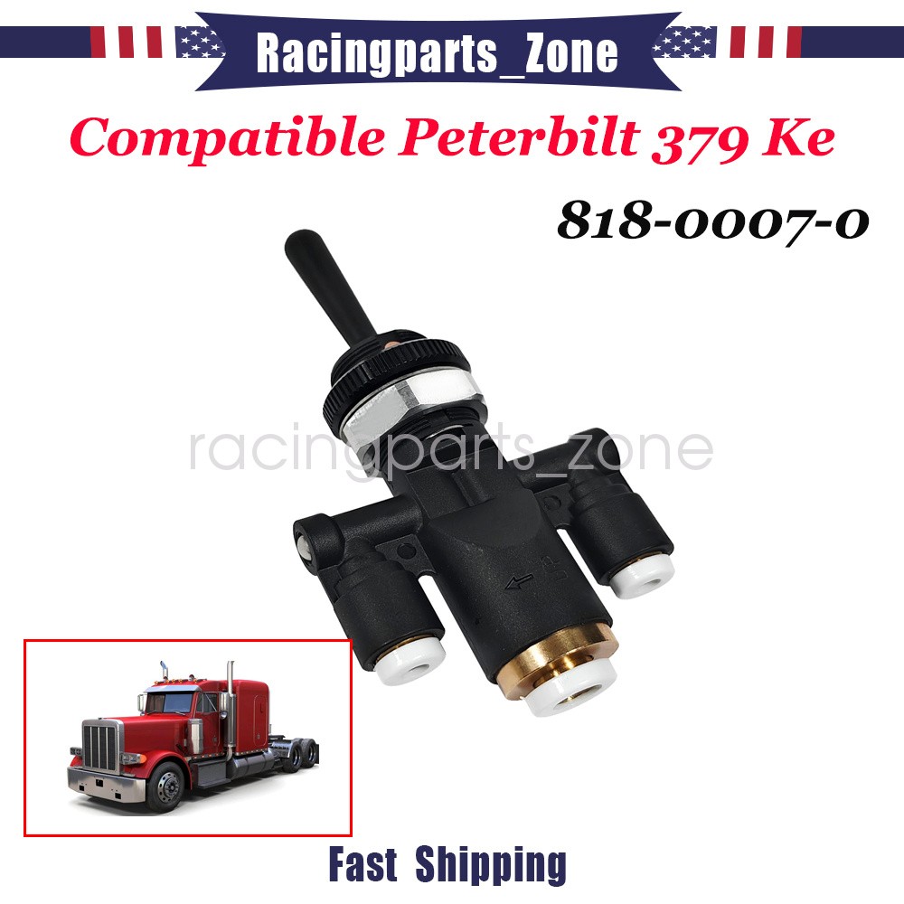 Air Window Toggle Valve Switch 1/4 Compatible Peterbilt 379 Ke 818-0007-000