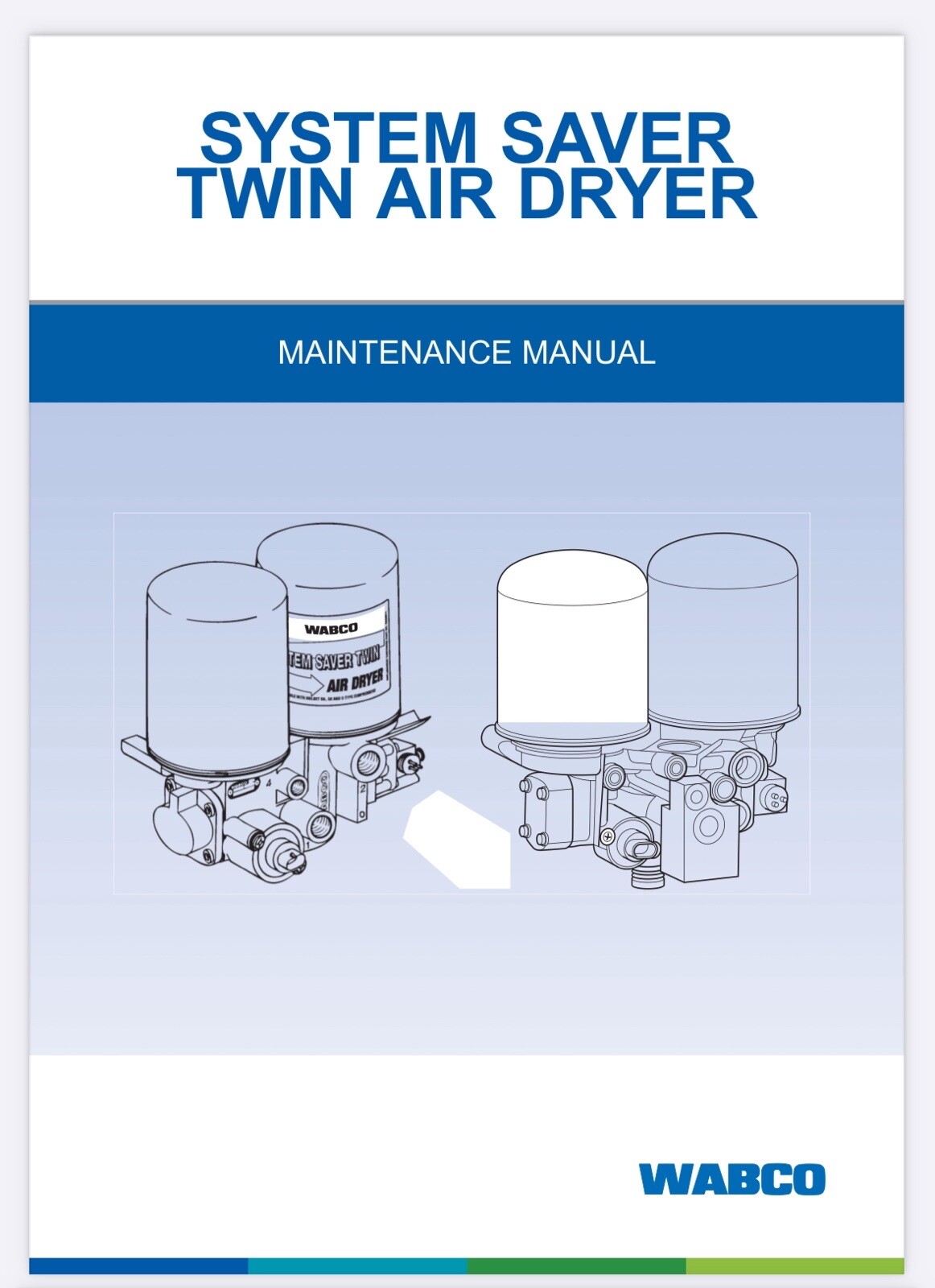 Meritor Wabco R955048 Air Dryer Valve Kit / TWIN Models Cummings Mack Volvo