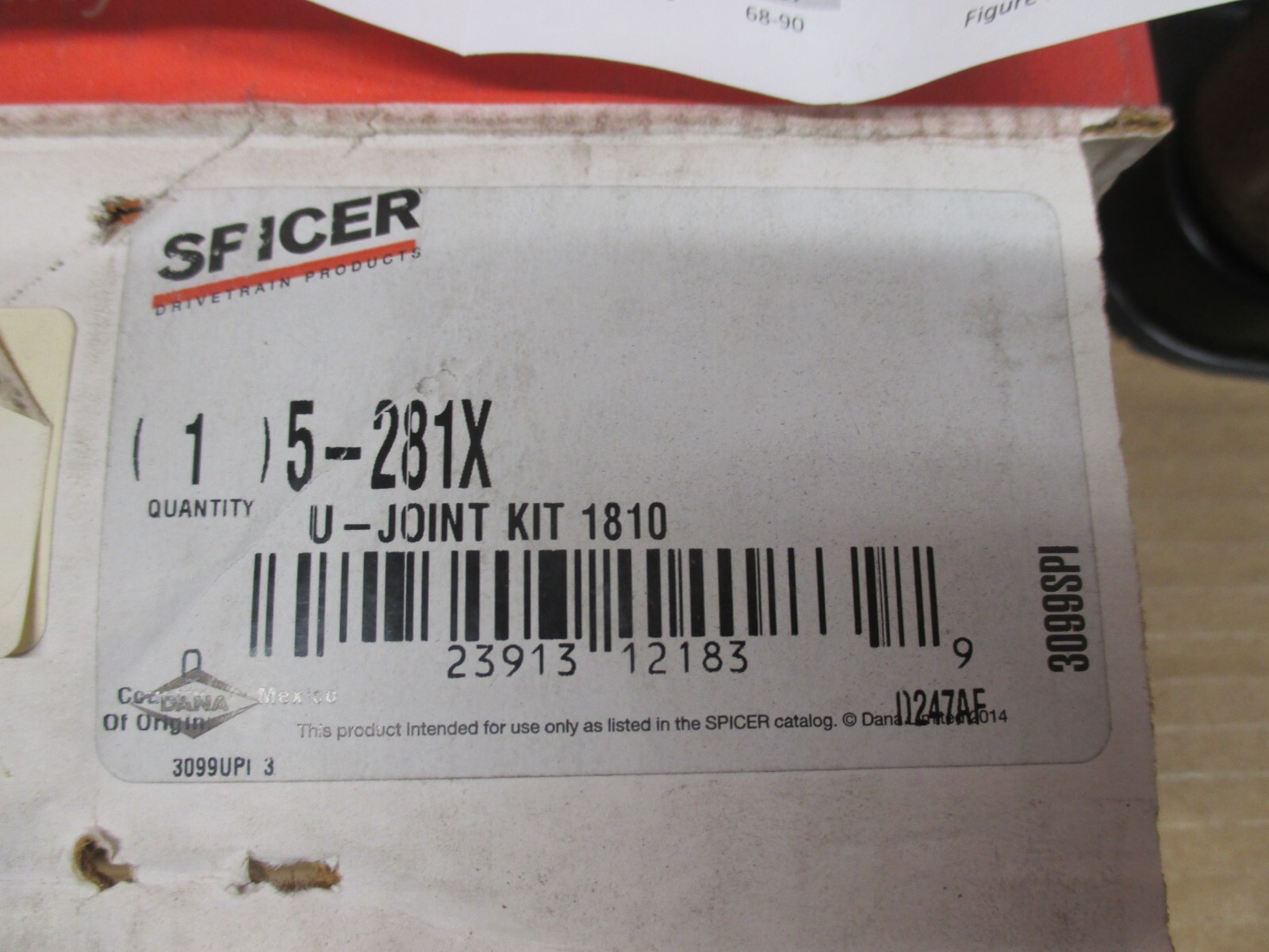 5281X SPICER U-JOINT KIT 1810 DANA TRUCK PARTS NEW