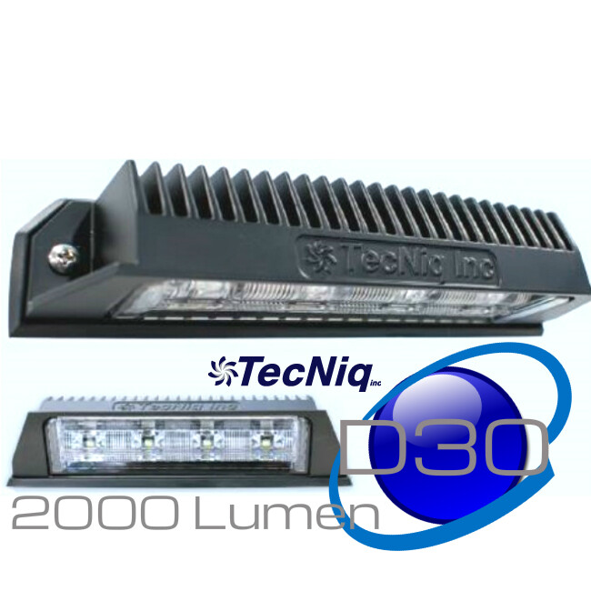 D30 Surface Mount LOAD Truck Trailer RV lights from TecNiq USA 2000 Lumens HO