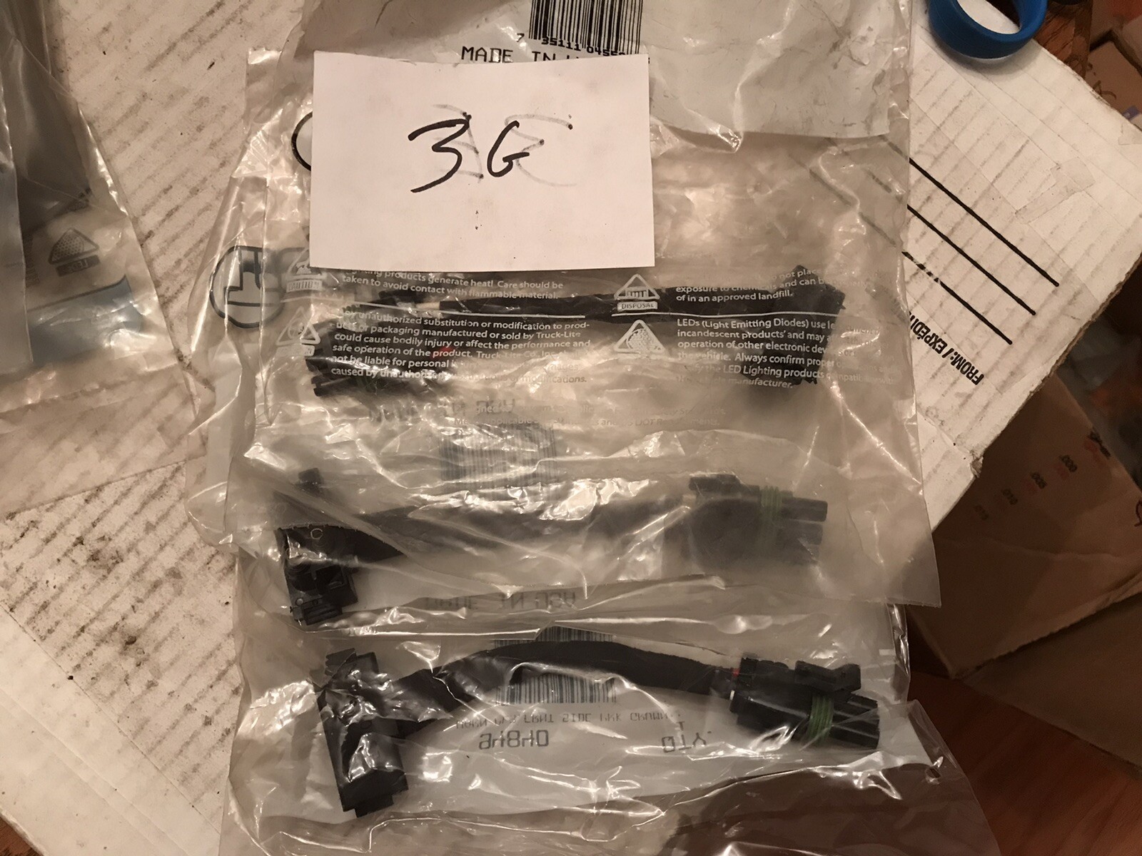 Lot Of 6 New. TRUCKLITE PIGTAIL TL-94840 Grote Free Shipping