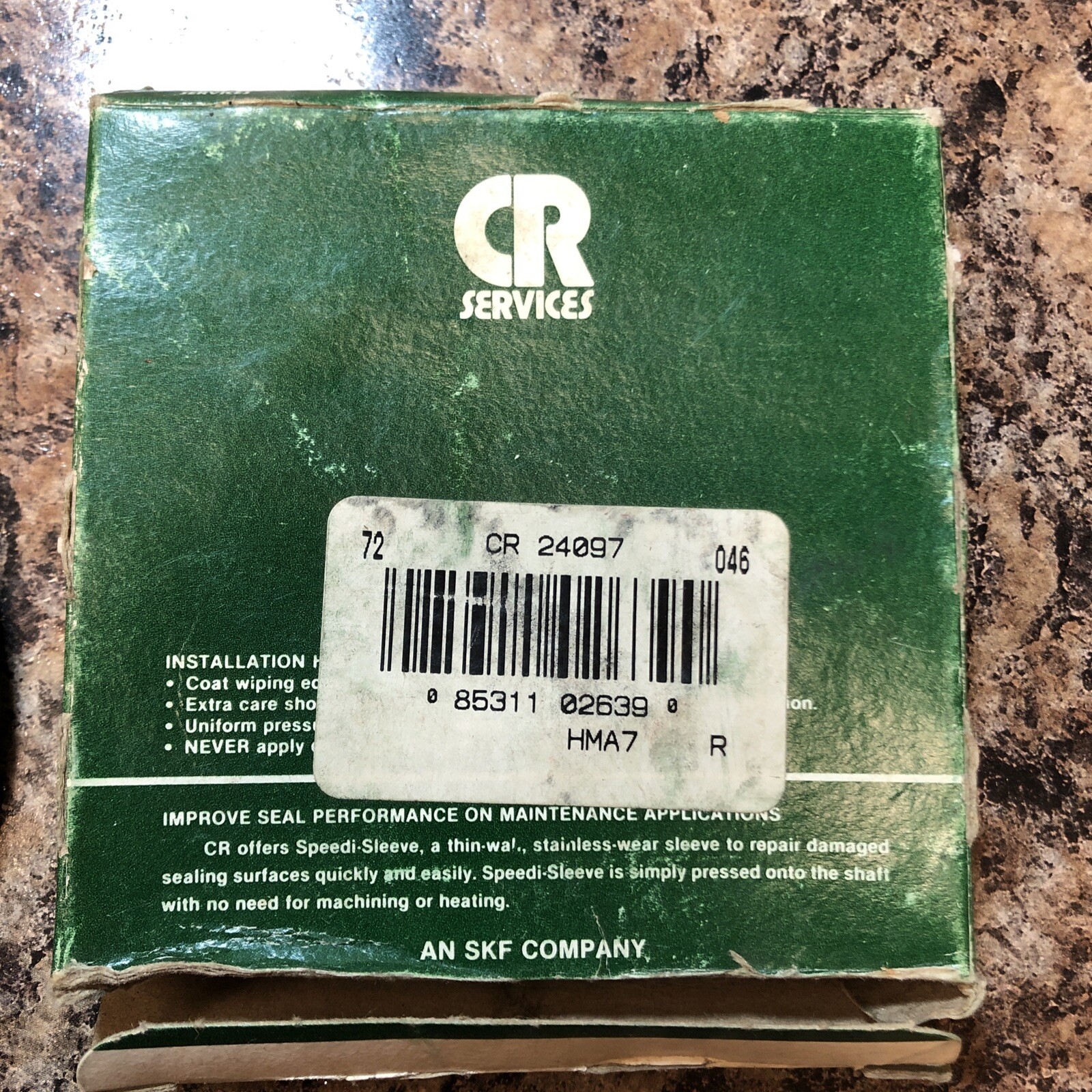 GENUINE CR SKF 24097 Wheel OIL SEAL Made In USA 🇺🇸 SHIPPING SELLER F+S!