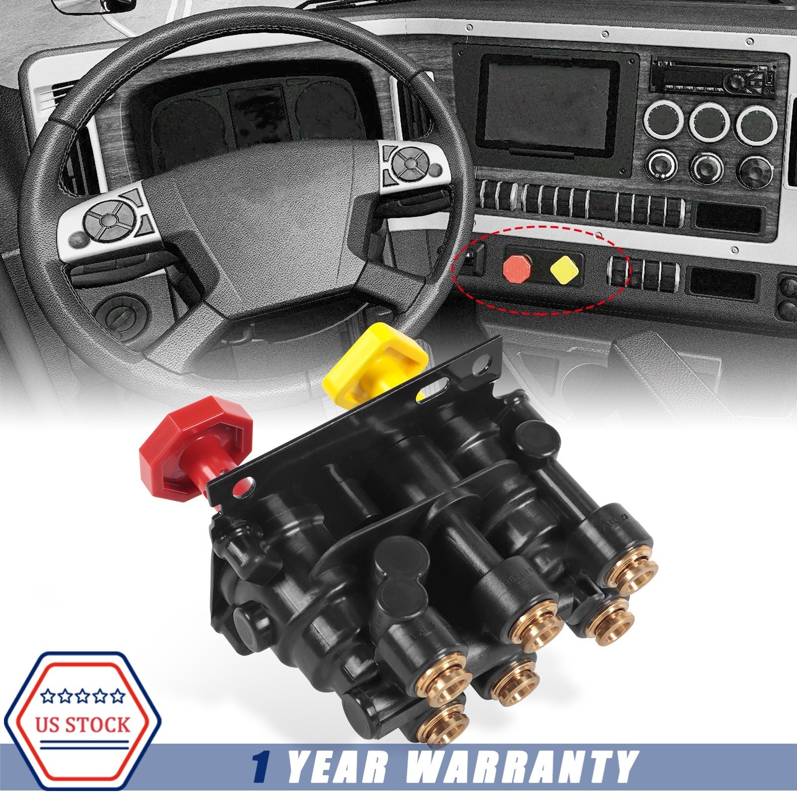 MV3 Dash Air Brake Control Valve 20560009 KN20619 For Haldex Volvo Keene Truck