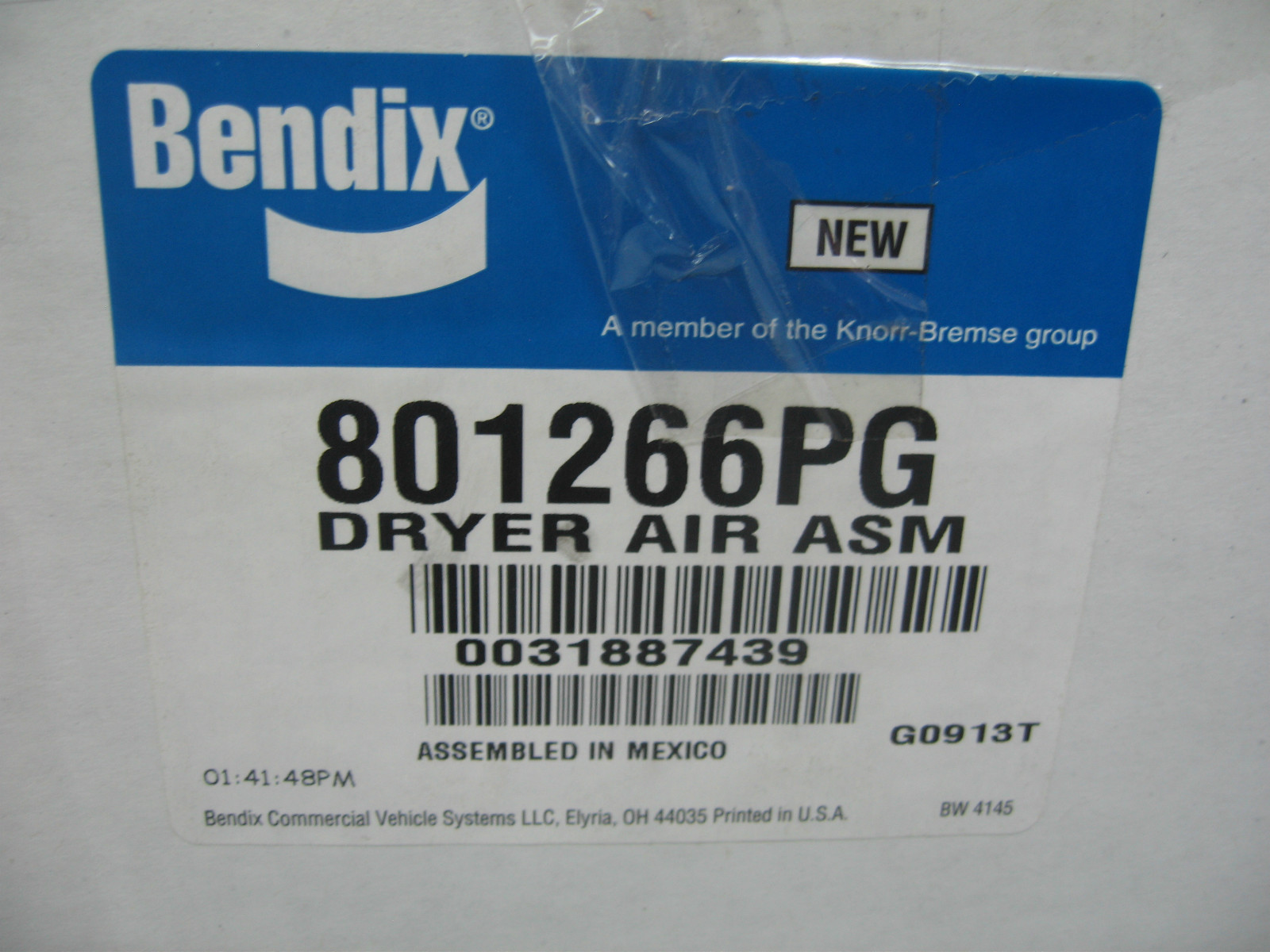 Bendix AD-IS Air Dryer PAI # 802663 Ref# 801266 5010696X 5010694 5010695 5015533