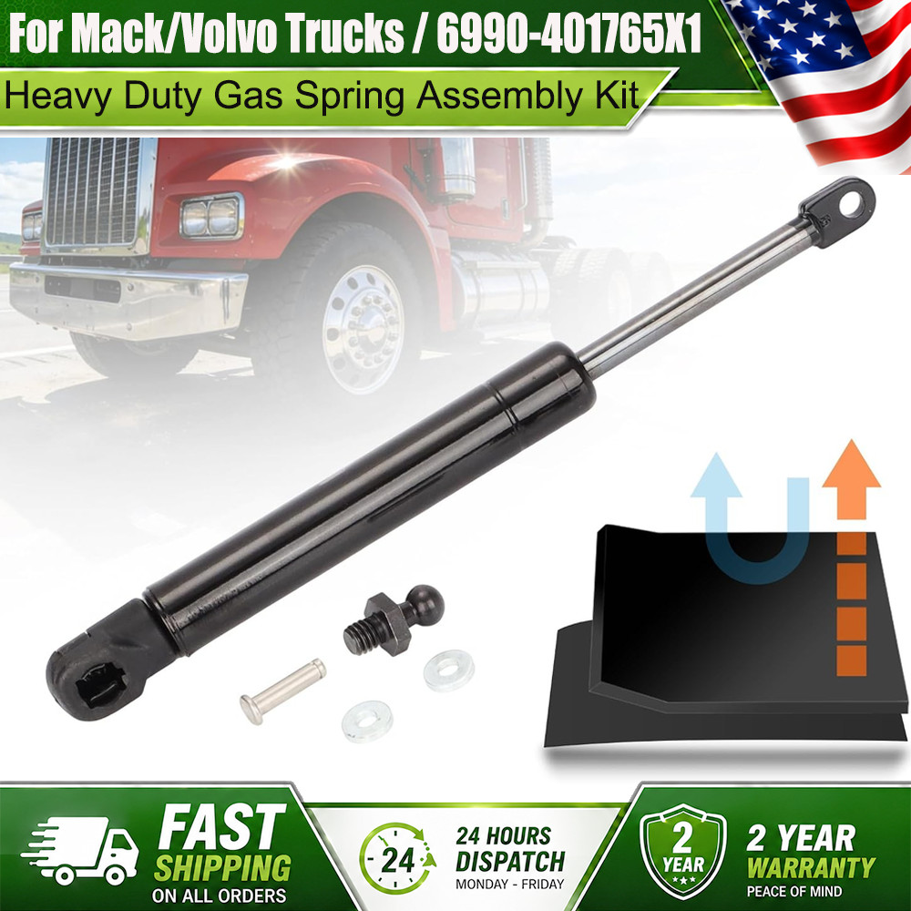 Heavy Duty Gas Spring Assembly W/ Screw Kit 6990-401765X1 For Mack Volvo Trucks
