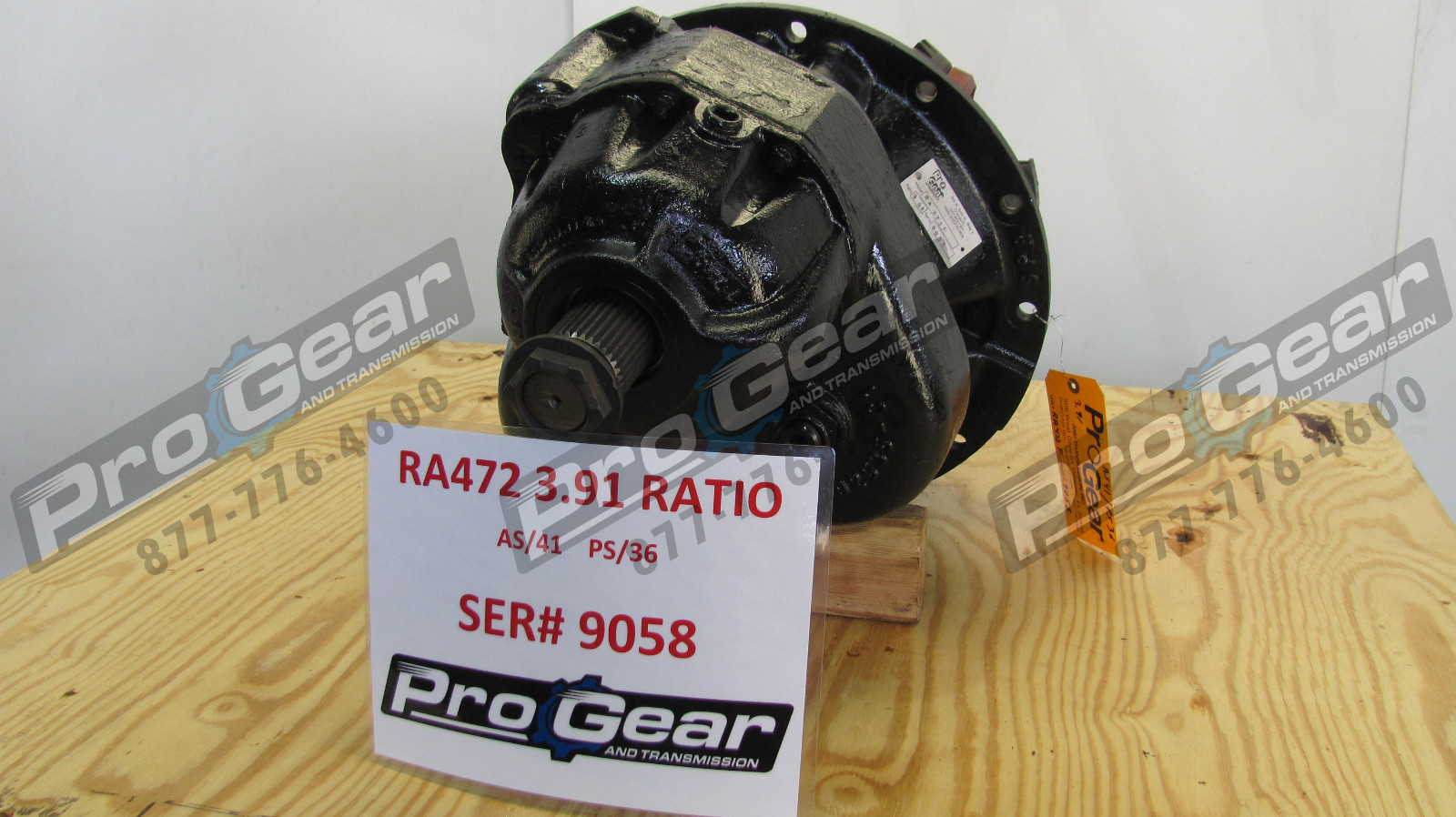 RA472-3.91 DANA SPICER INTERNATIONAL RA472 FRONT-REAR
