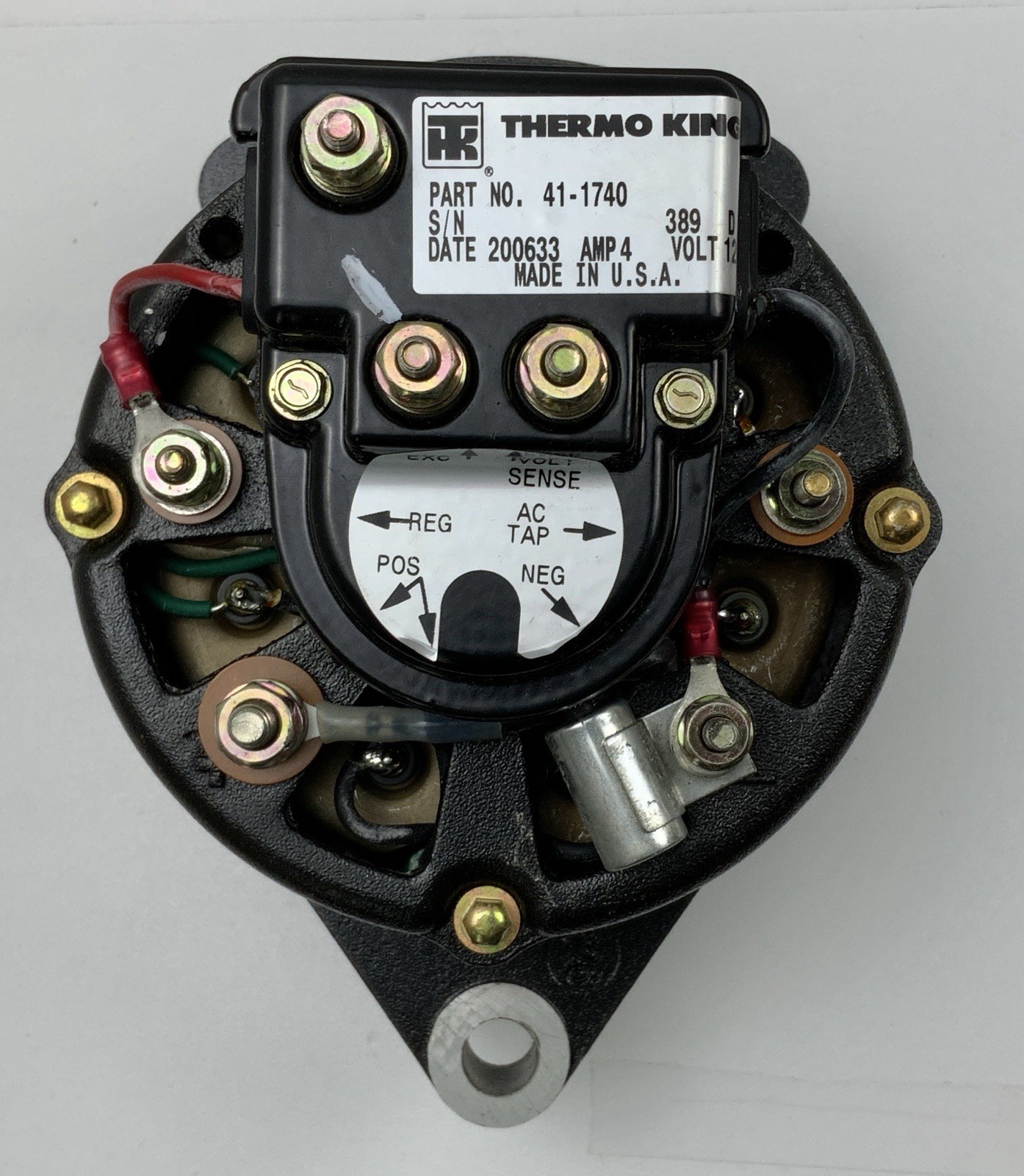 Thermo King : Alternator TK-41-2198 / 41-2198 (37 AMP) : NEW Old Stock