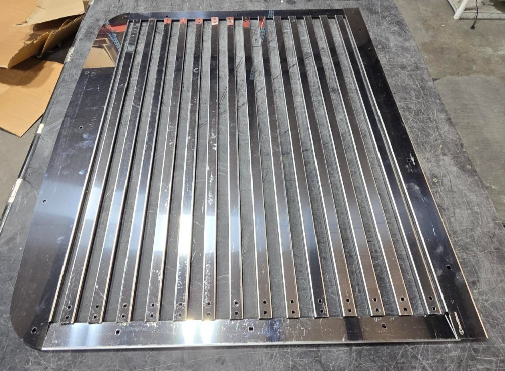 BLEMISHED: Turnpike Truck Trim Stainless Steel Grille Insert With 14 Horizontal
