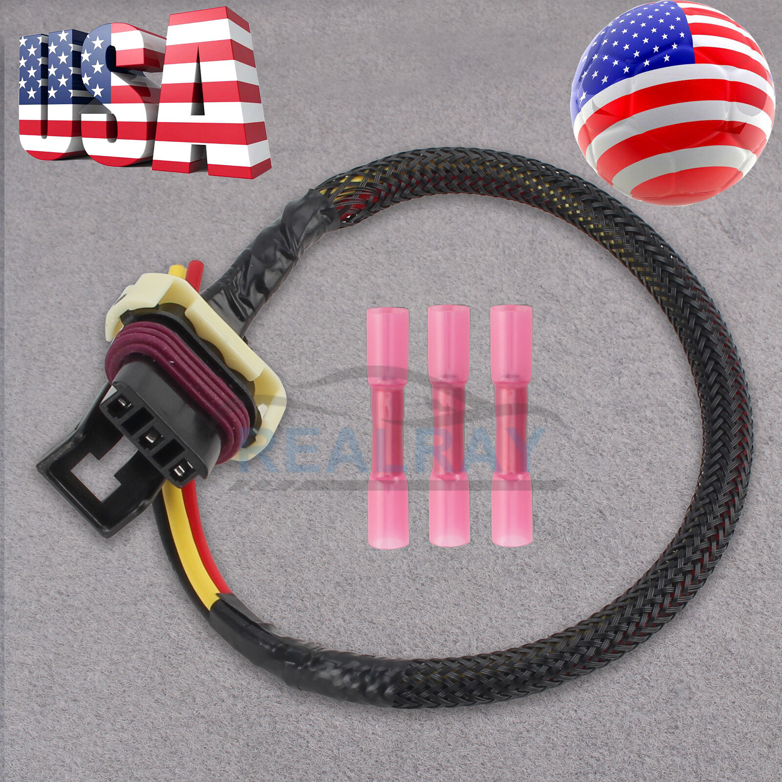 Low Coolant Sensor Connector Pigtail Harness Plug for Peterbilt Kenworth W094112