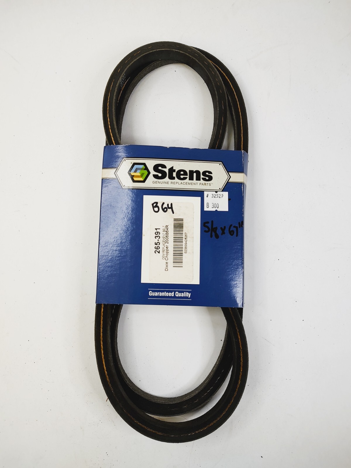 Stens 265-391 OEM Replacement Belt For Dixie Chopper 2006B64R NOS