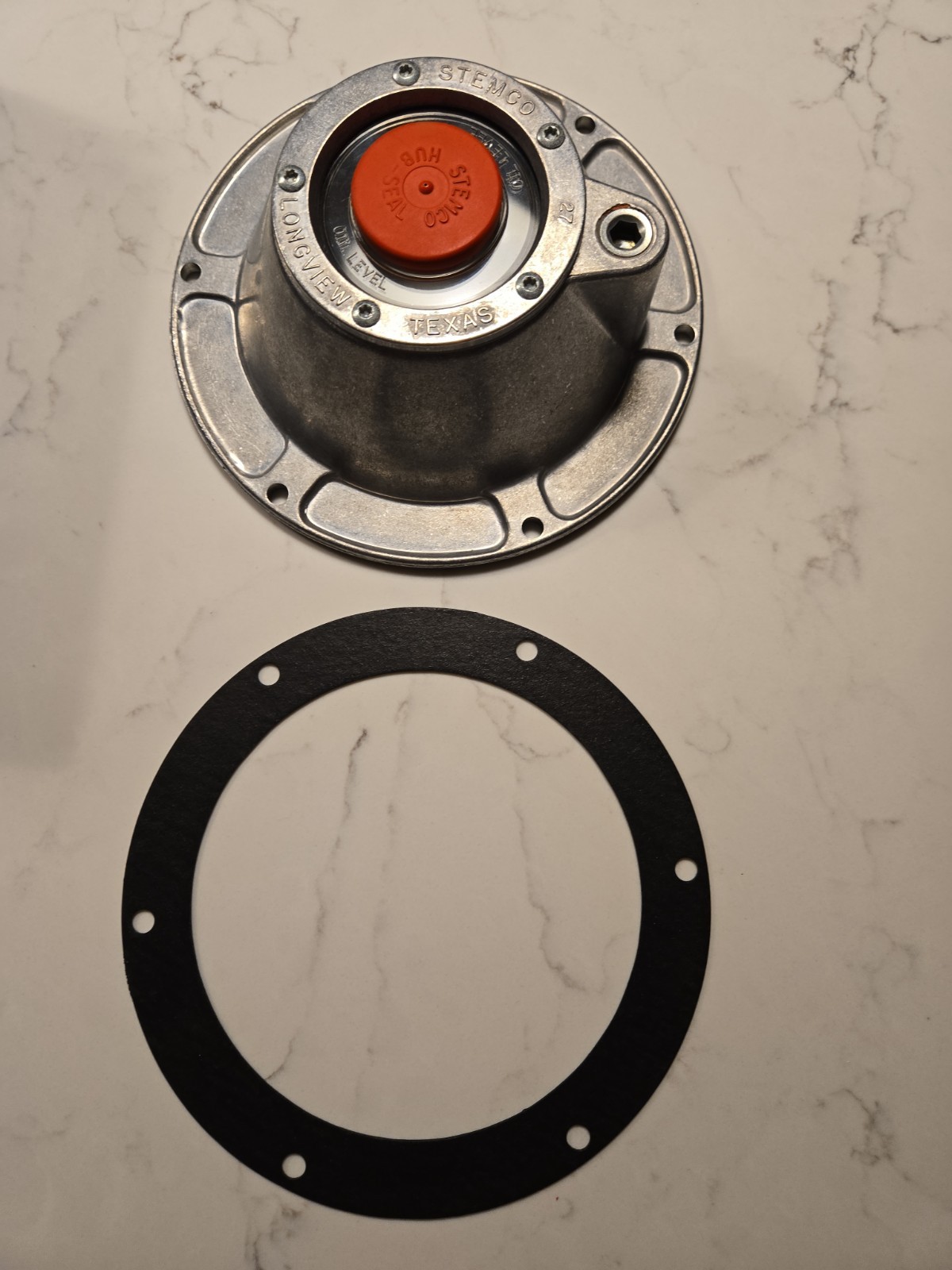 343-4034 ~ STEMCO Hub Cap w/Pipe Plug