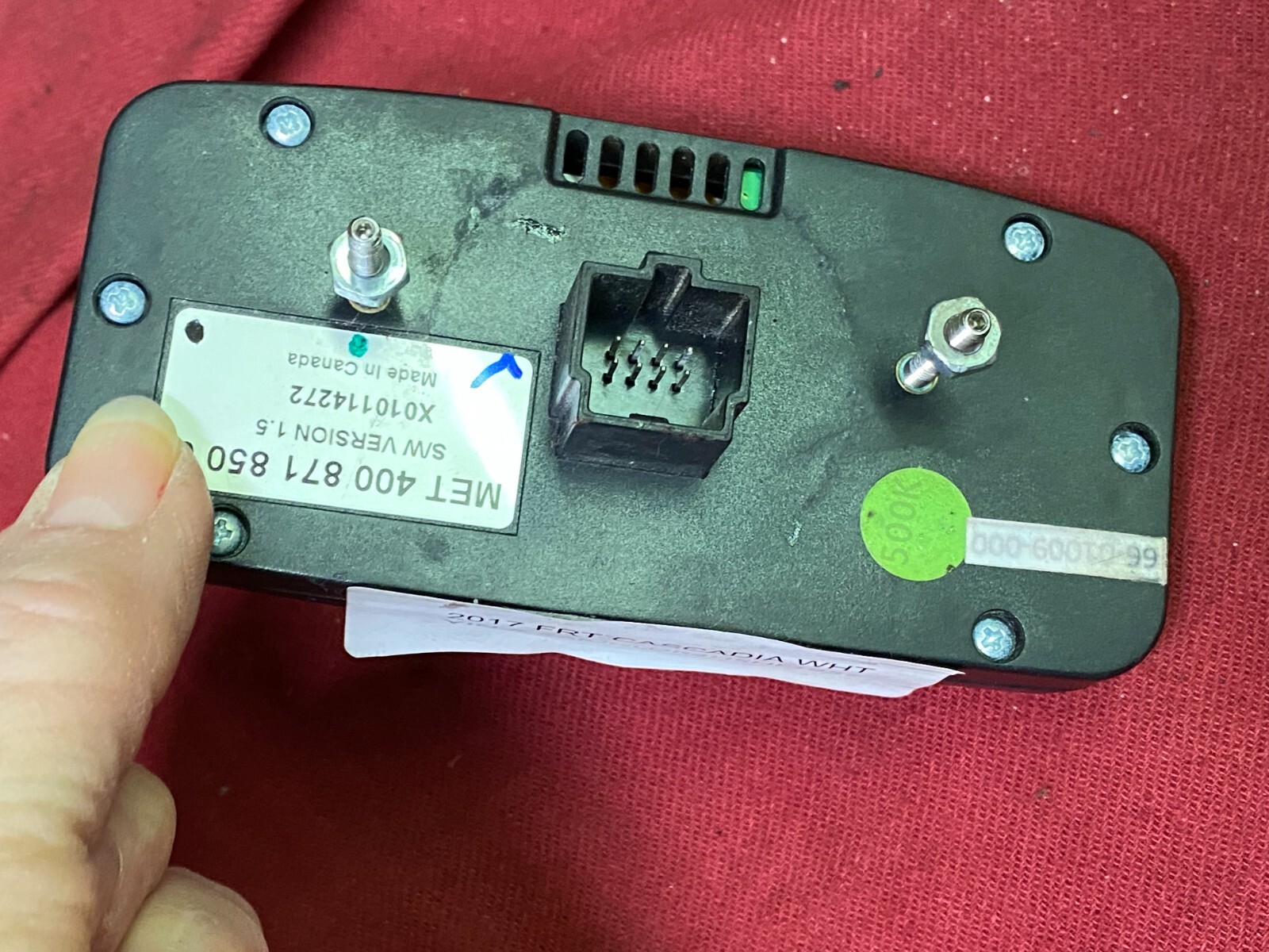 Wabco 400 871 801 0 OnGuard MET X010114272 COLLISION WARNING Display Module
