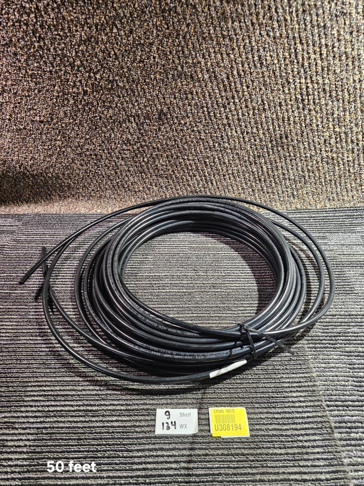 50FT Tramec Sloan Air Brake Hose 3/8″ Fixed 3/0″ OD Black
