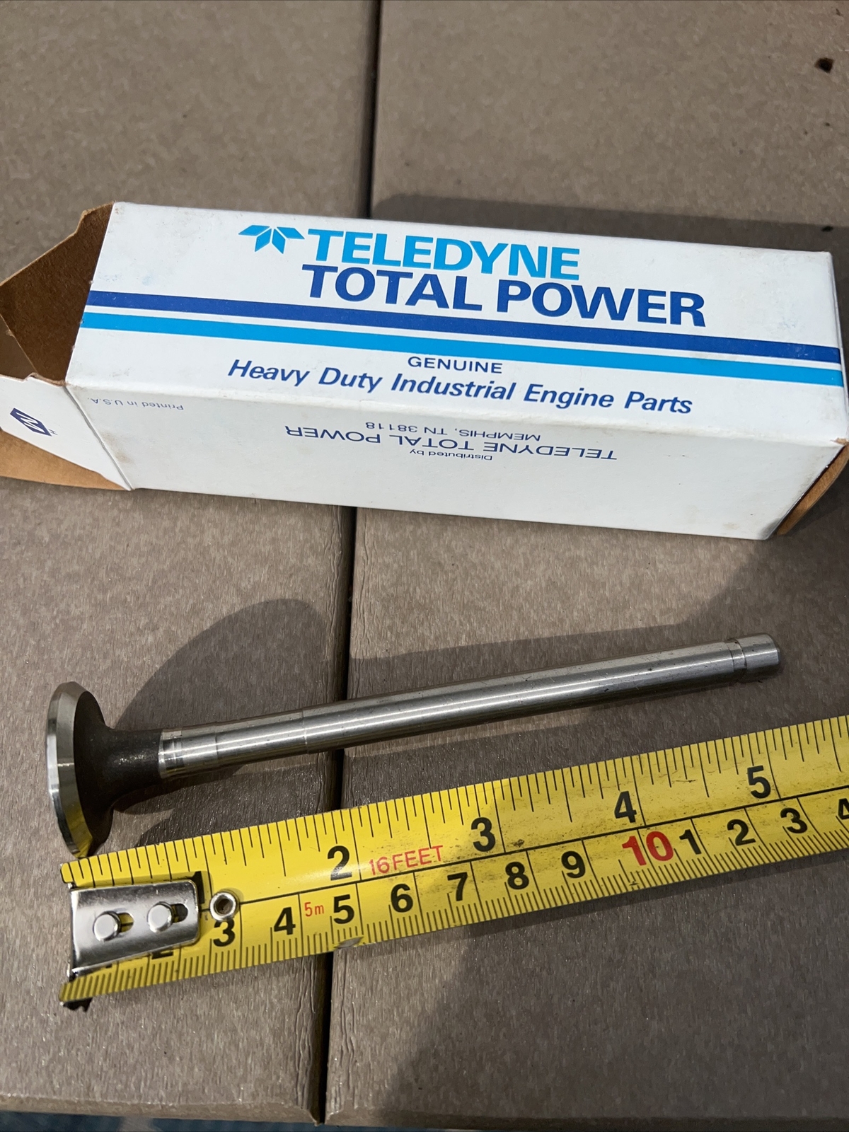 Teledyne Continental Exhaust Valve F601100303 F Series F226,F245,F135-F163 NOS