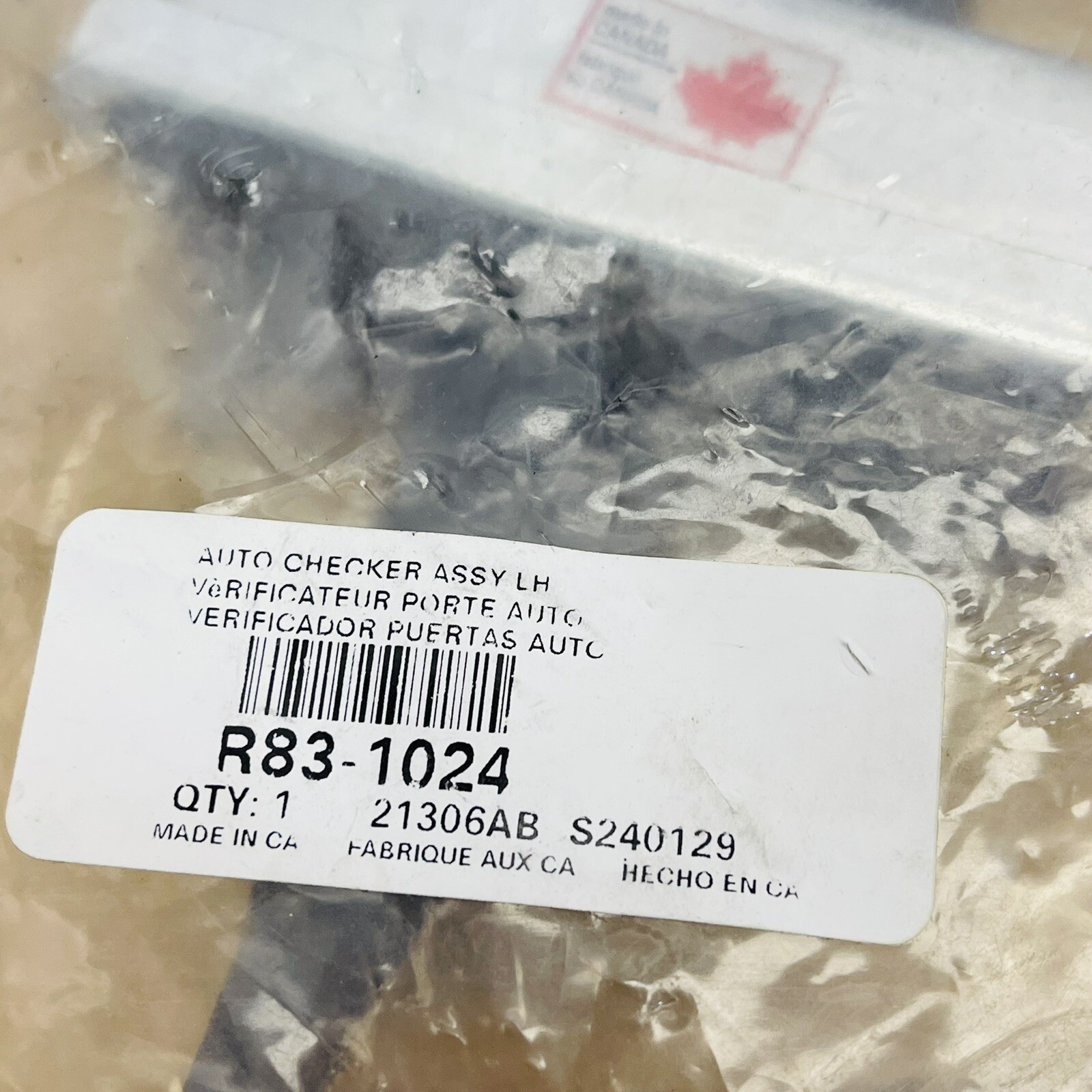 AUTO CHECKER ASSEMBLY LH R83-1024 STOP CHECKLINK REPLACEMENT