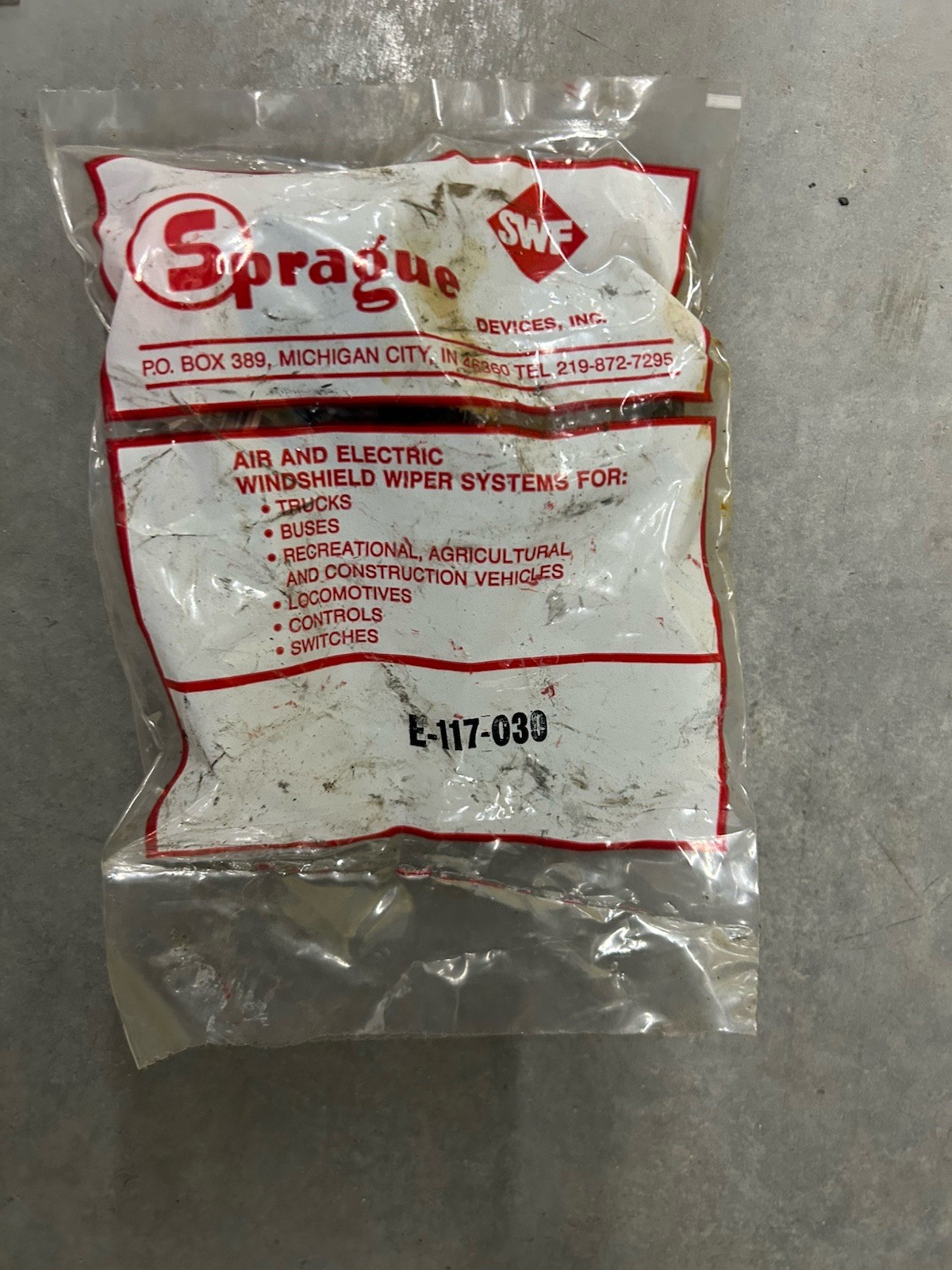 Sprague Devices E-117-030 ECAM Solenoid; E-117-012; New Flyer Parts 142762