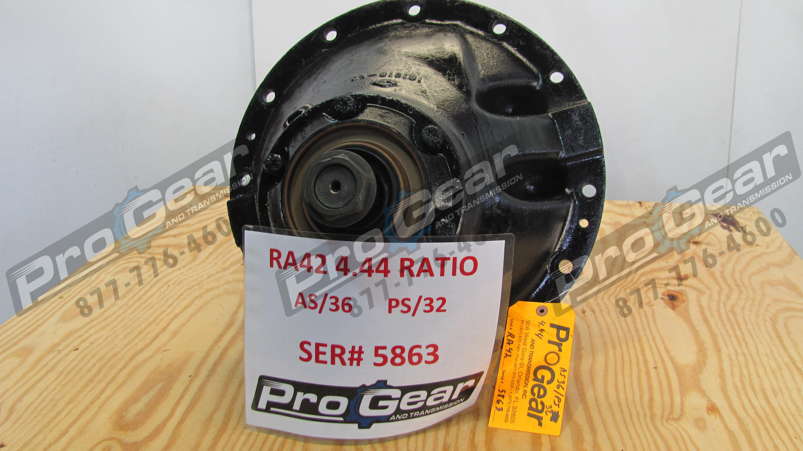 RA42-4.44 DANA SPICER INTERNATIONAL RA47 REAR-REAR