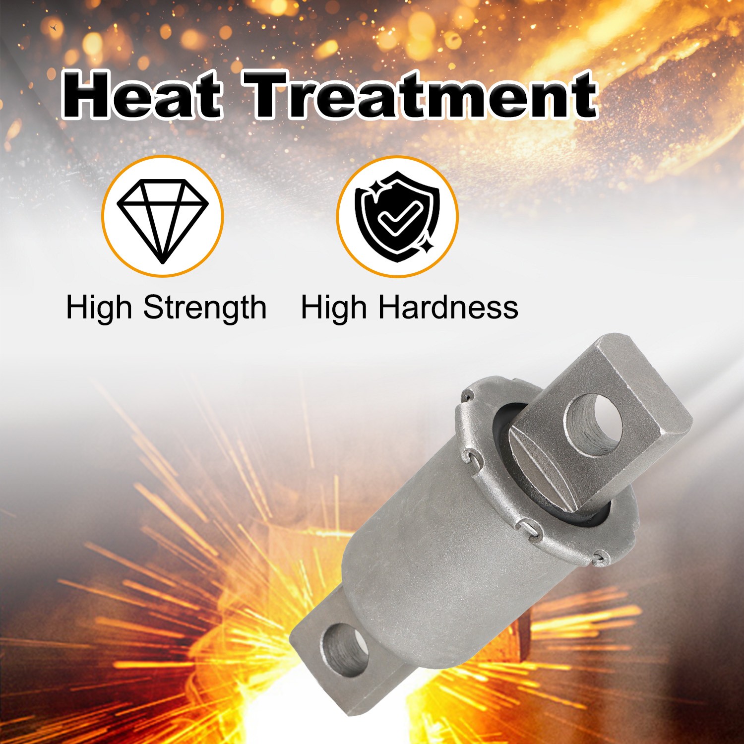 Rear Leaf Spring Bushing for Stemco/Gaff Hendrickson Clevite