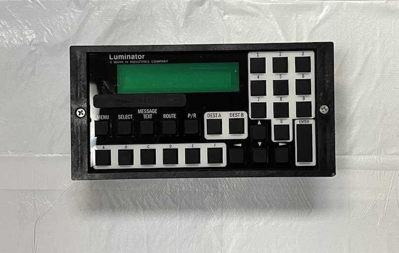 Luminator Operator Display and Keyboard #510496001 **NEW**
