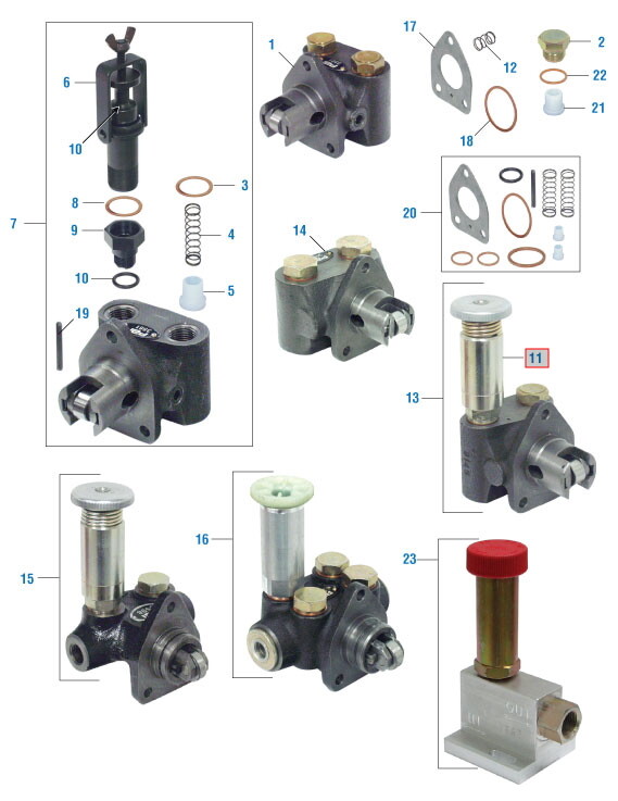 Fuel Supply Primer Pump for E6 PAI# EPP-3586 Ref# Mack 318GC17A Bosch 2447010033