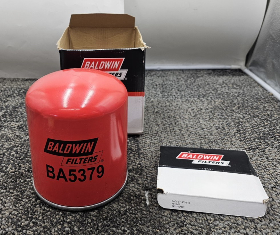 Baldwin BA5379 Air Brake Dryer Desiccant Cartridge Fits 2023 Freightliner 108SD