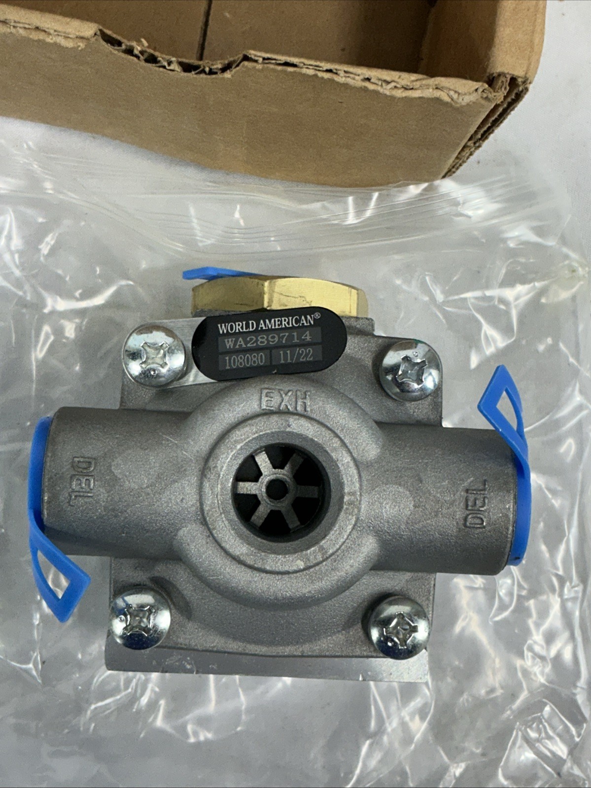Air Brake Quick Release Valve Compatible with Bendix 289714 Freightliner