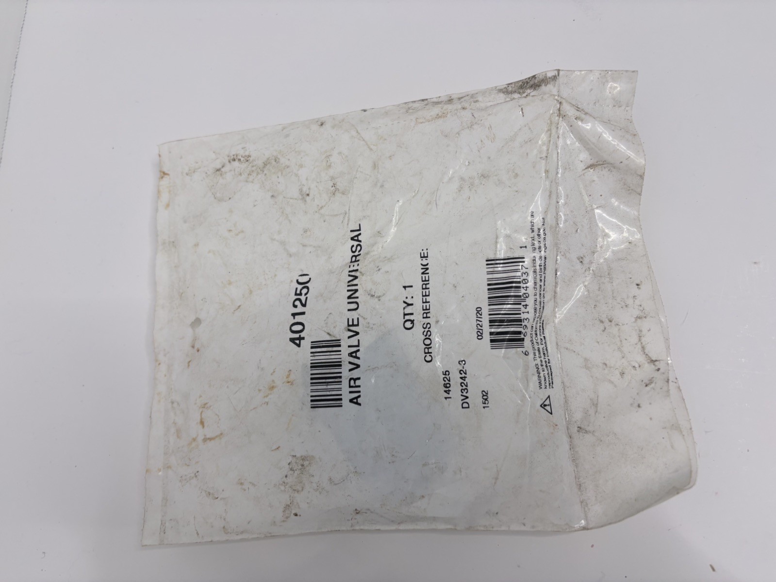 Tramec Sloan 401250 Dash Control Valve Universal