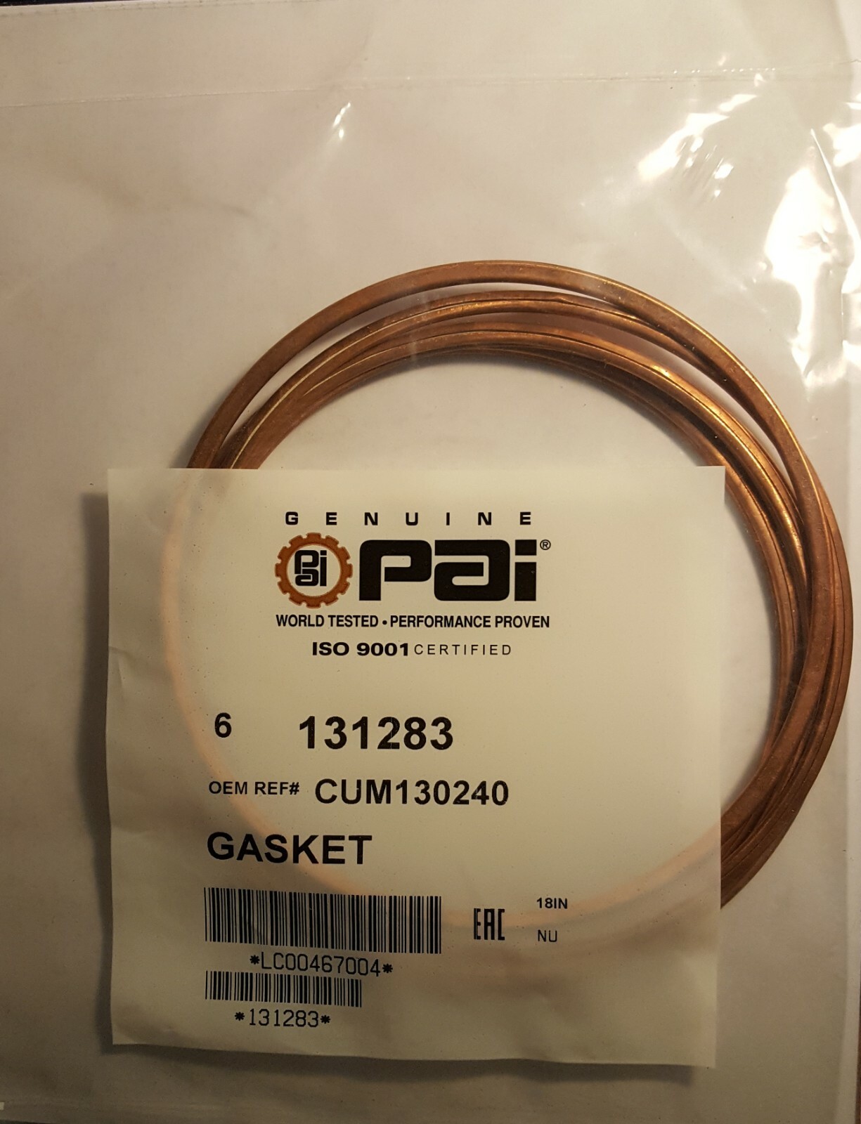 Water Pump Mounting Gasket Qty 1 For Cummins 855 Small Cam Engines -Ref # 130240