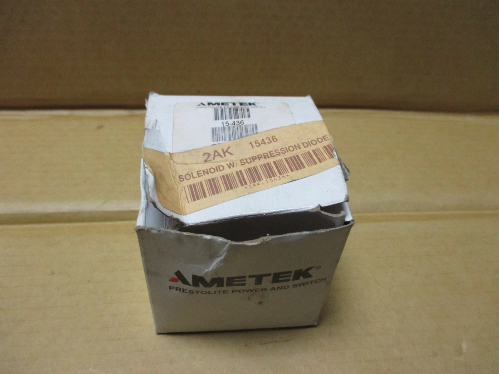 15-436 AMETEK SOLENOID W/SUPPRESSION DIODE 12V PRESTOLITE SWITCH TRUCK PARTS NEW