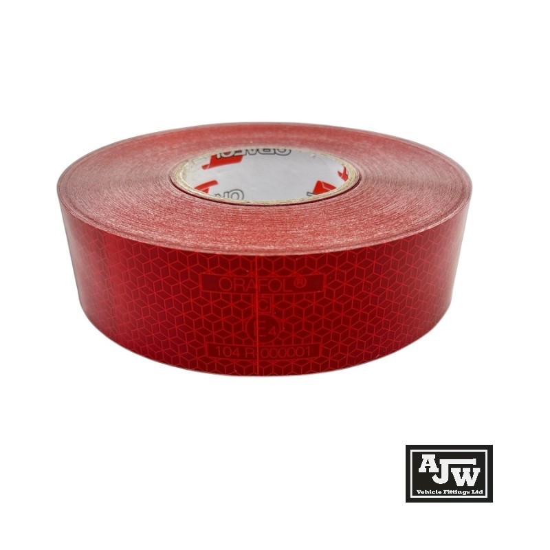 ORALITE ORAFOL 50M X 50MM YELLOW Reflective Conspicuity Tape ECE104 Truck Lorry