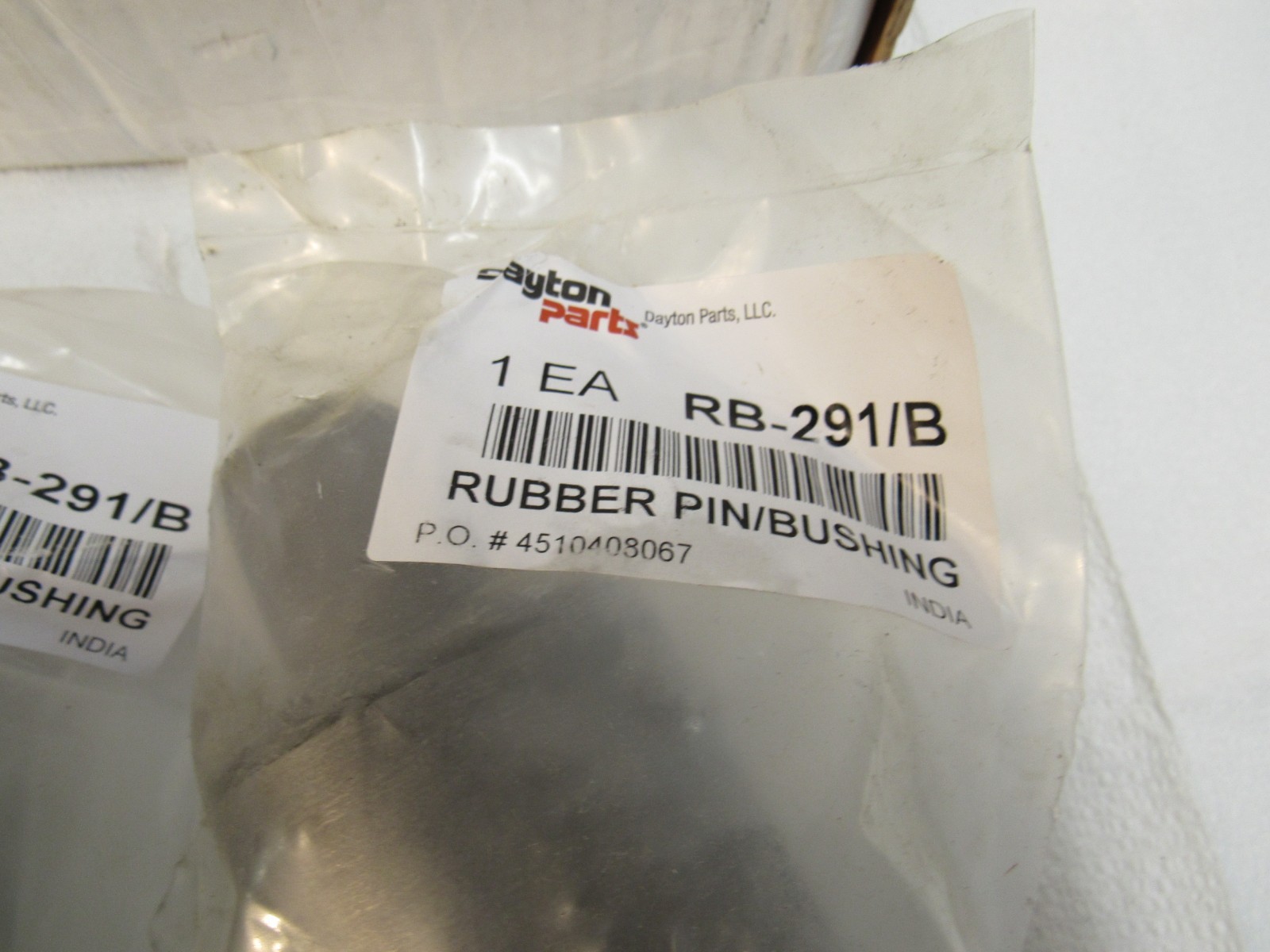 Dayton Parts RB-291 Leaf Spring Rubber Pin/Bushing Pack of 2
