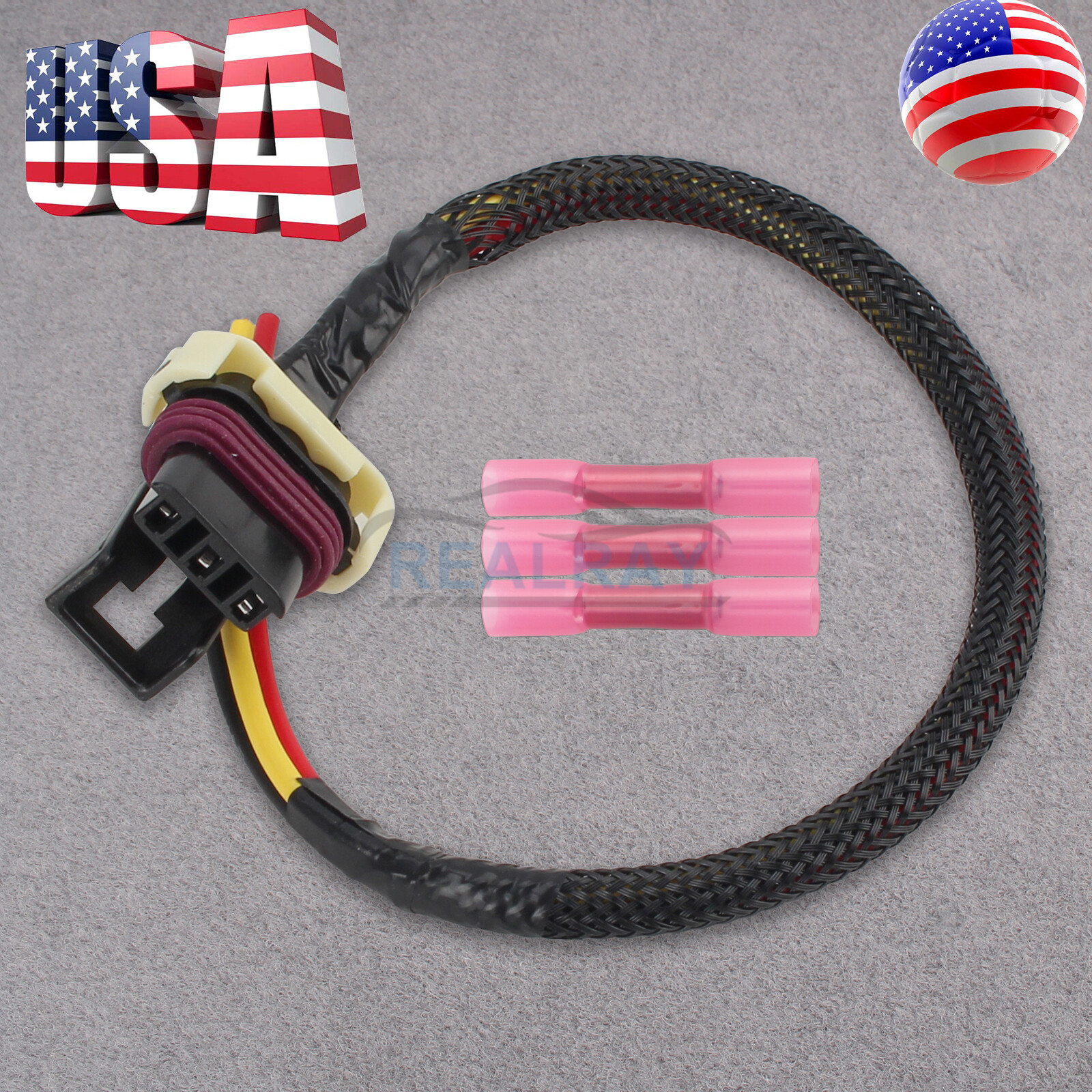 Low Coolant Sensor Connector Pigtail Harness Plug for Peterbilt Kenworth W094112