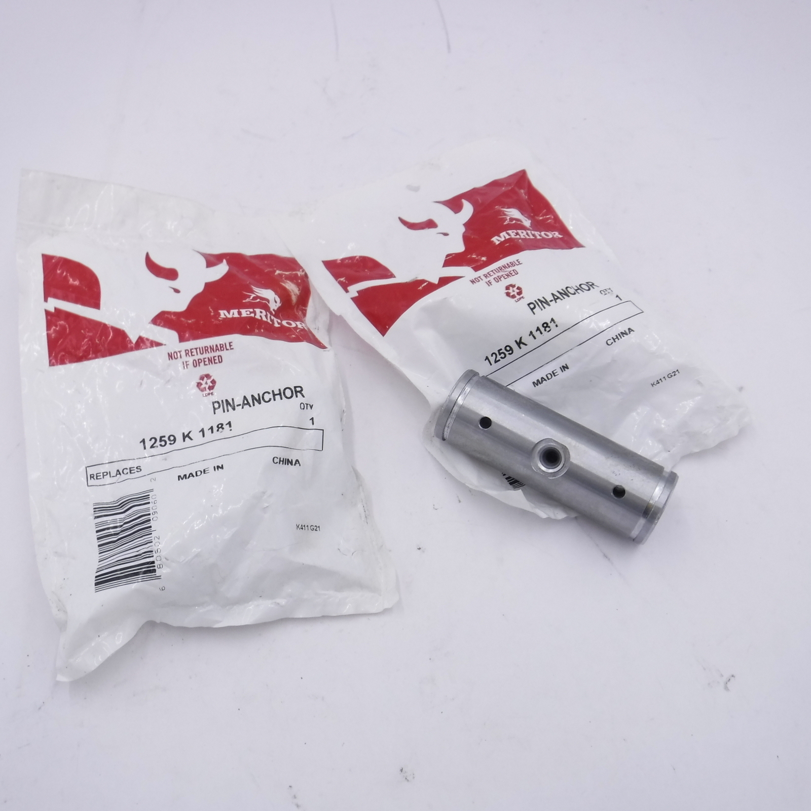 2 Pack Meritor 1259K1181 Brake Shoe Pin-Anchor